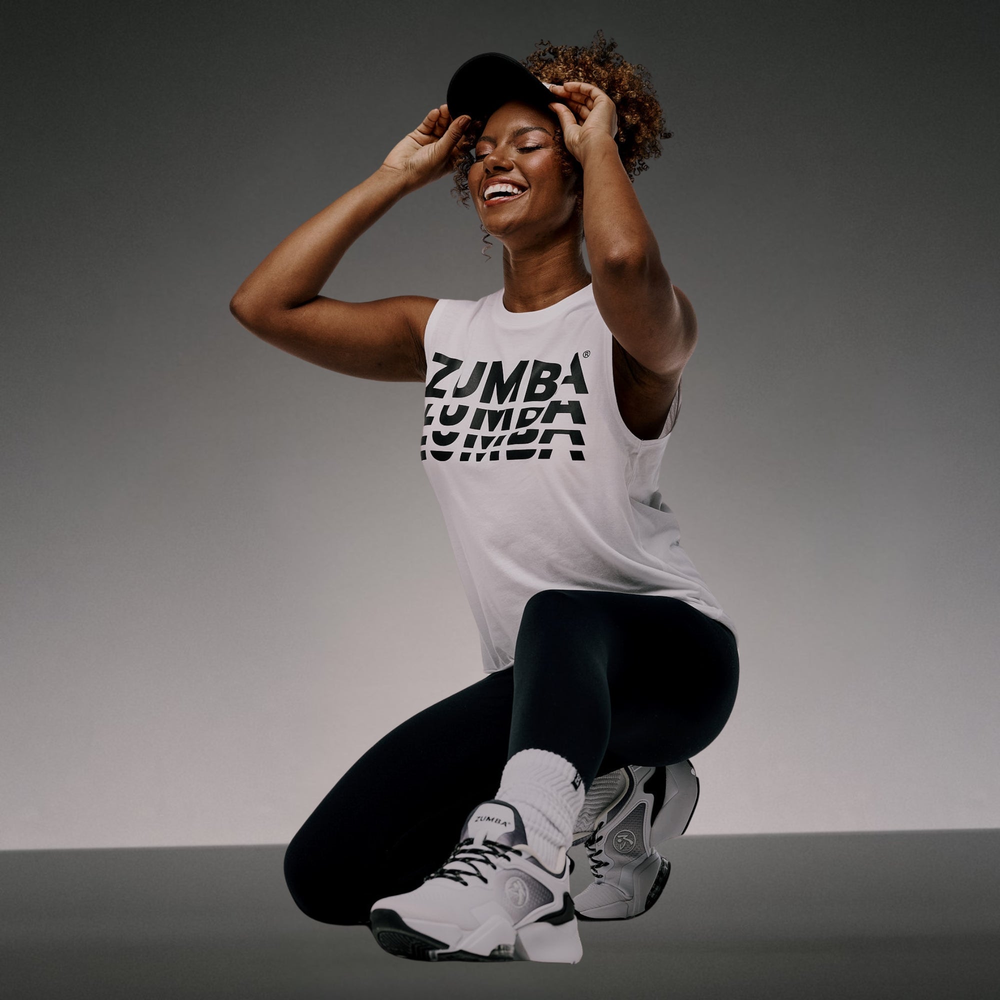 Koszulka z siatki bez rękawów Zumba Basic