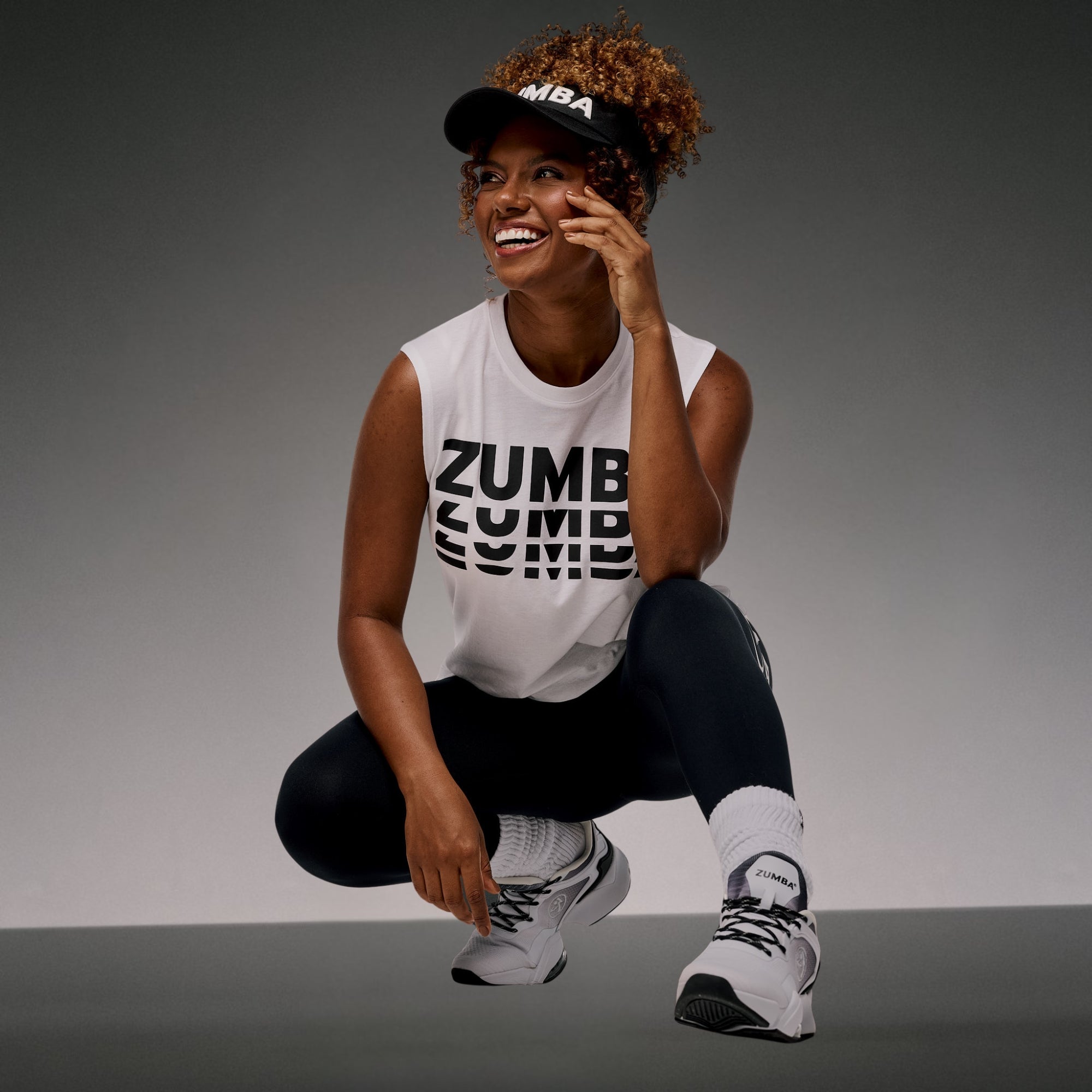 Koszulka z siatki bez rękawów Zumba Basic