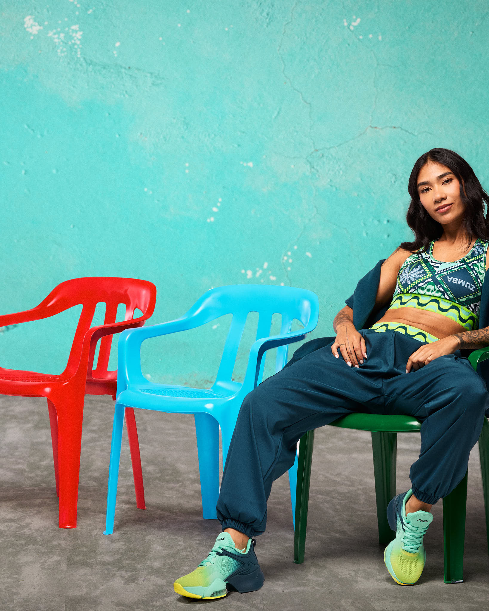 Spodnie z elastycznym pasem Zumba Latin Movement