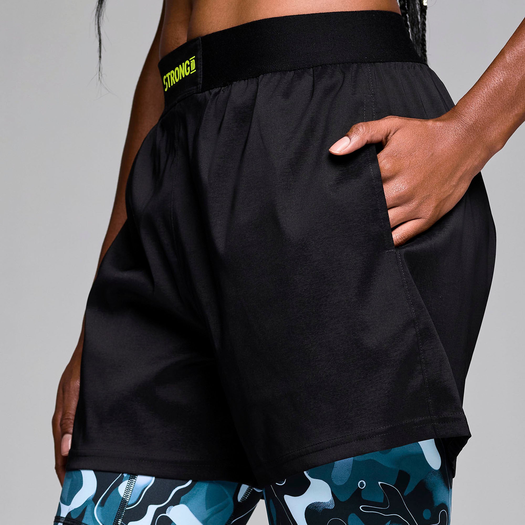 Szorty podwójne unisex STRONG iD
