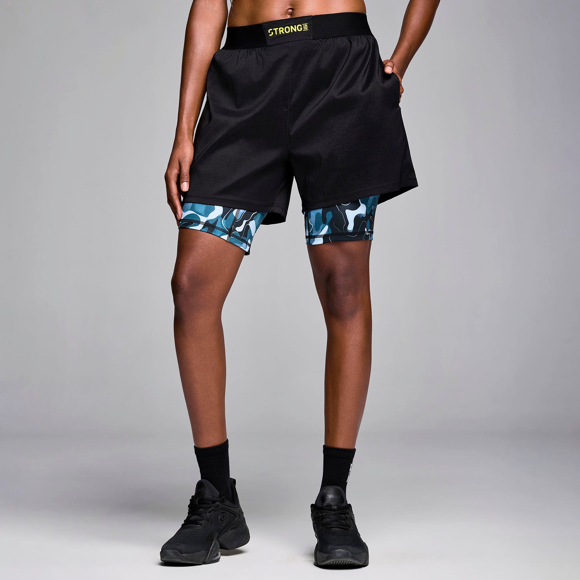 Szorty podwójne unisex STRONG iD