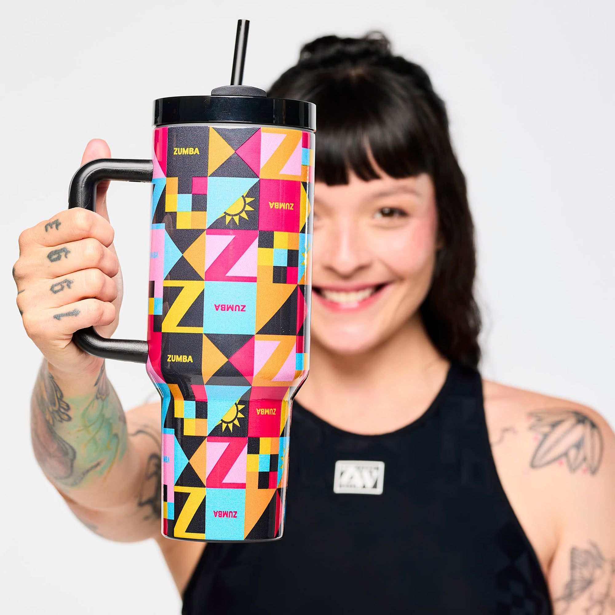 Izolowany kubek Zumba Rays