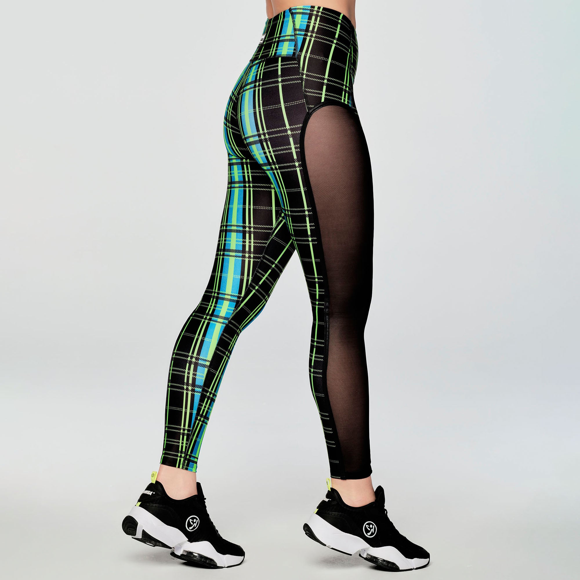 Legginsy z panelami siateczkowymi Zumba Rock Out