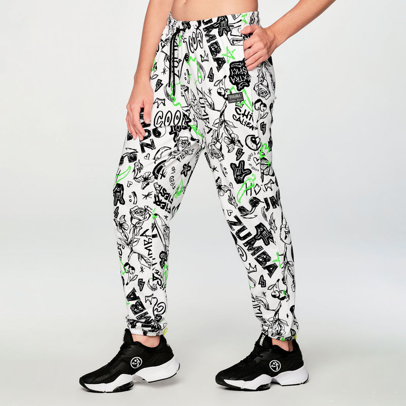 Spodnie dresowe baggy Zumba Fierce And Fired Up