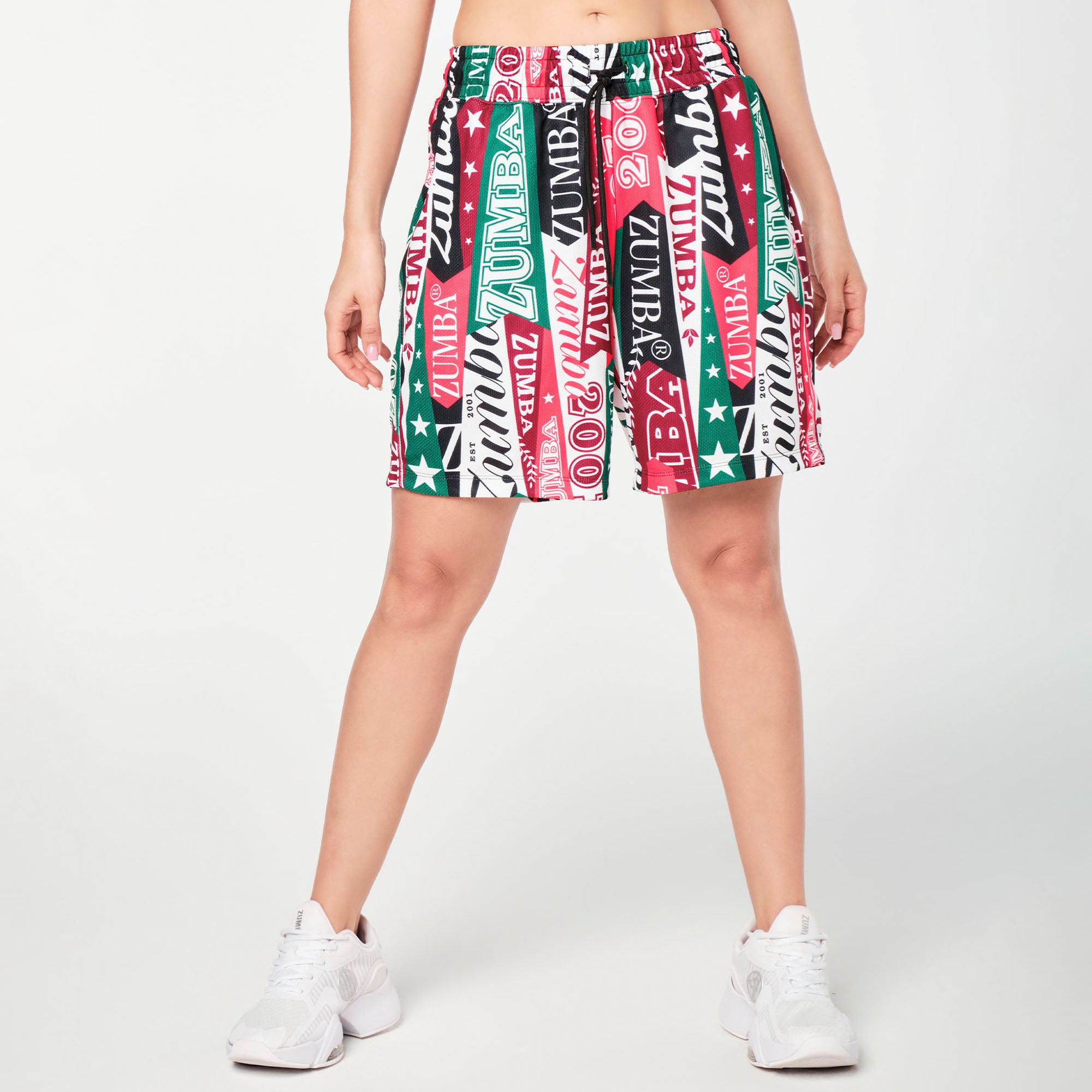 Szorty z siatki Zumba Prep