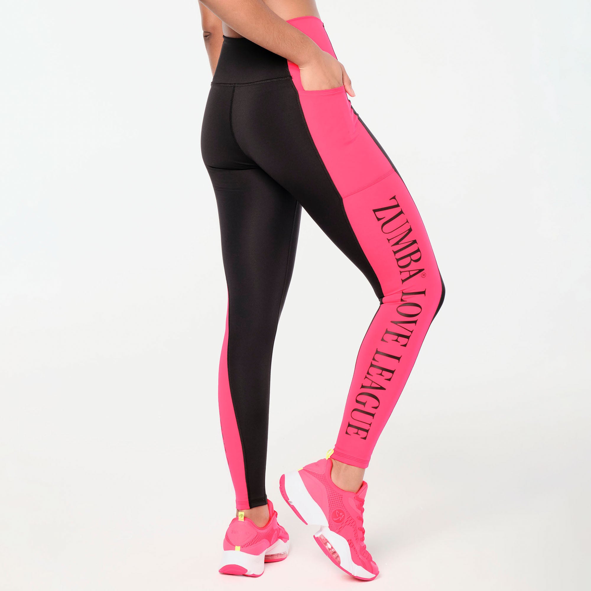 Legginsy z panelami bocznymi Zumba Prep