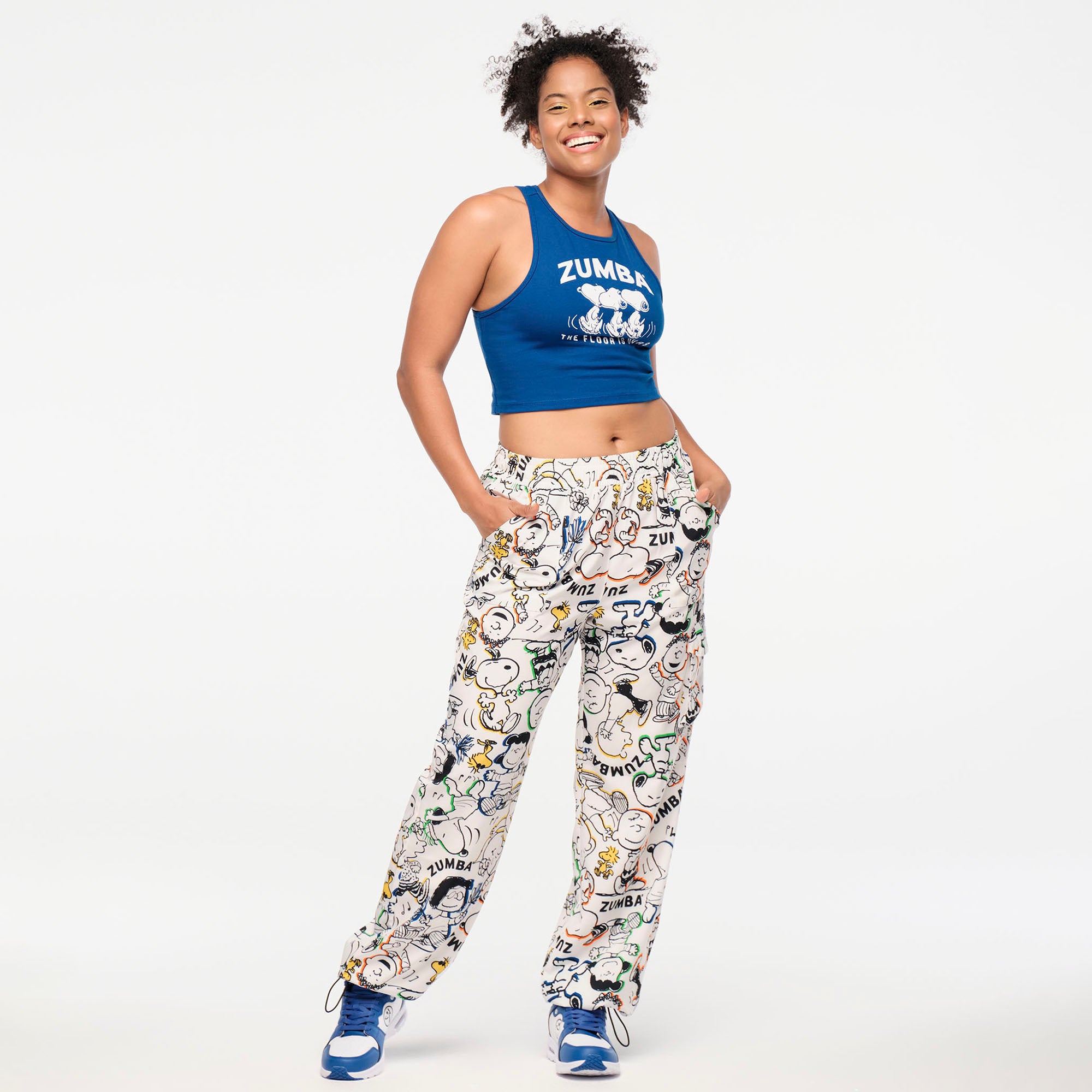 Spodnie cargo Zumba x Peanuts