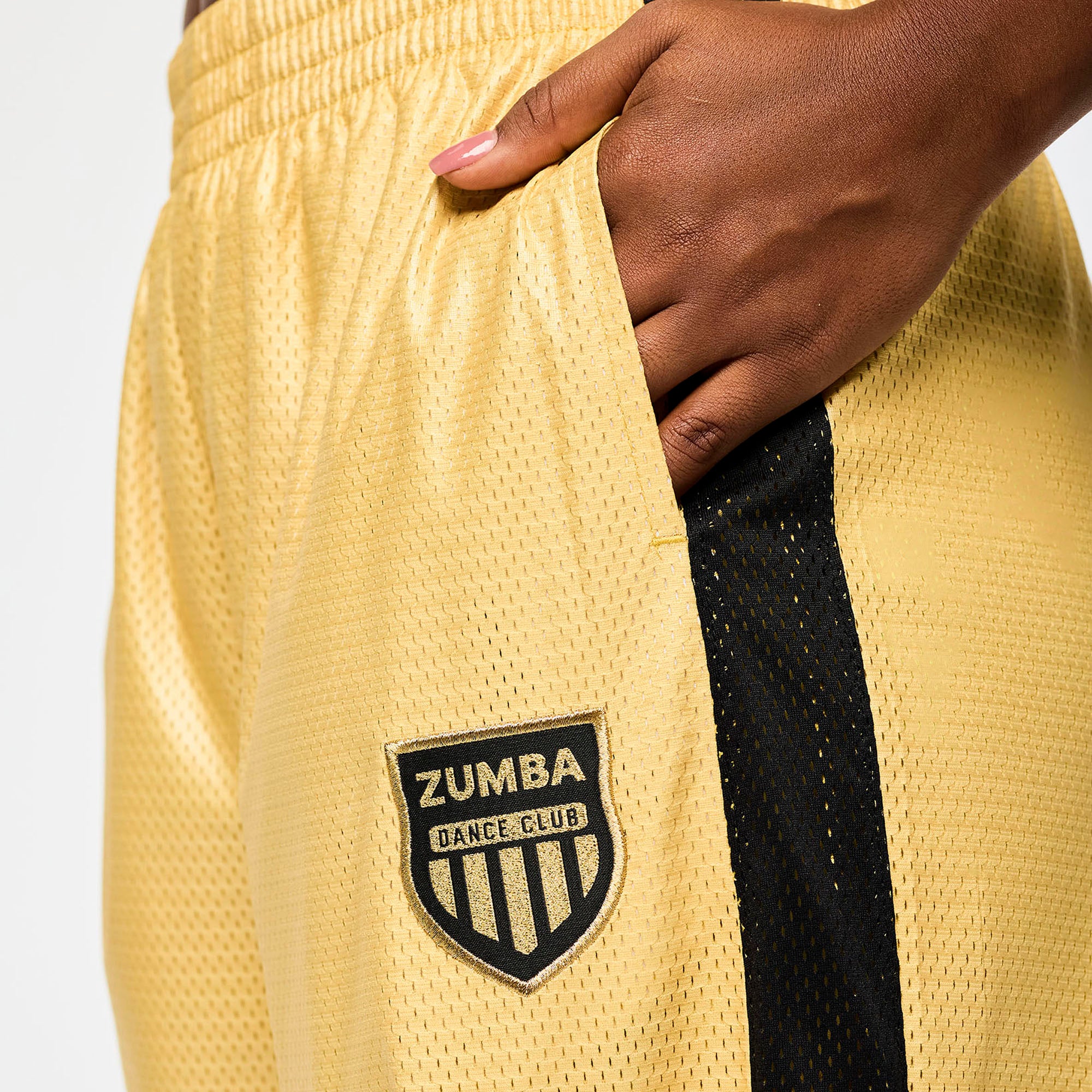 Siatkowe Spodnie z Prostą Nogawką Victory