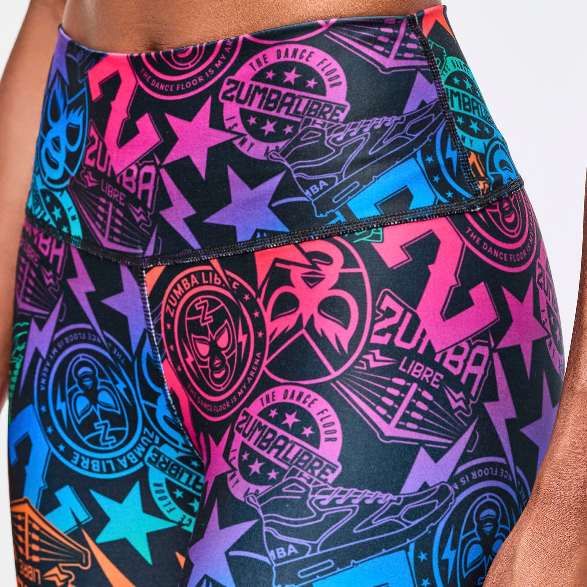 Legginsy z wiązaniem przy kostkach Zumba Libre