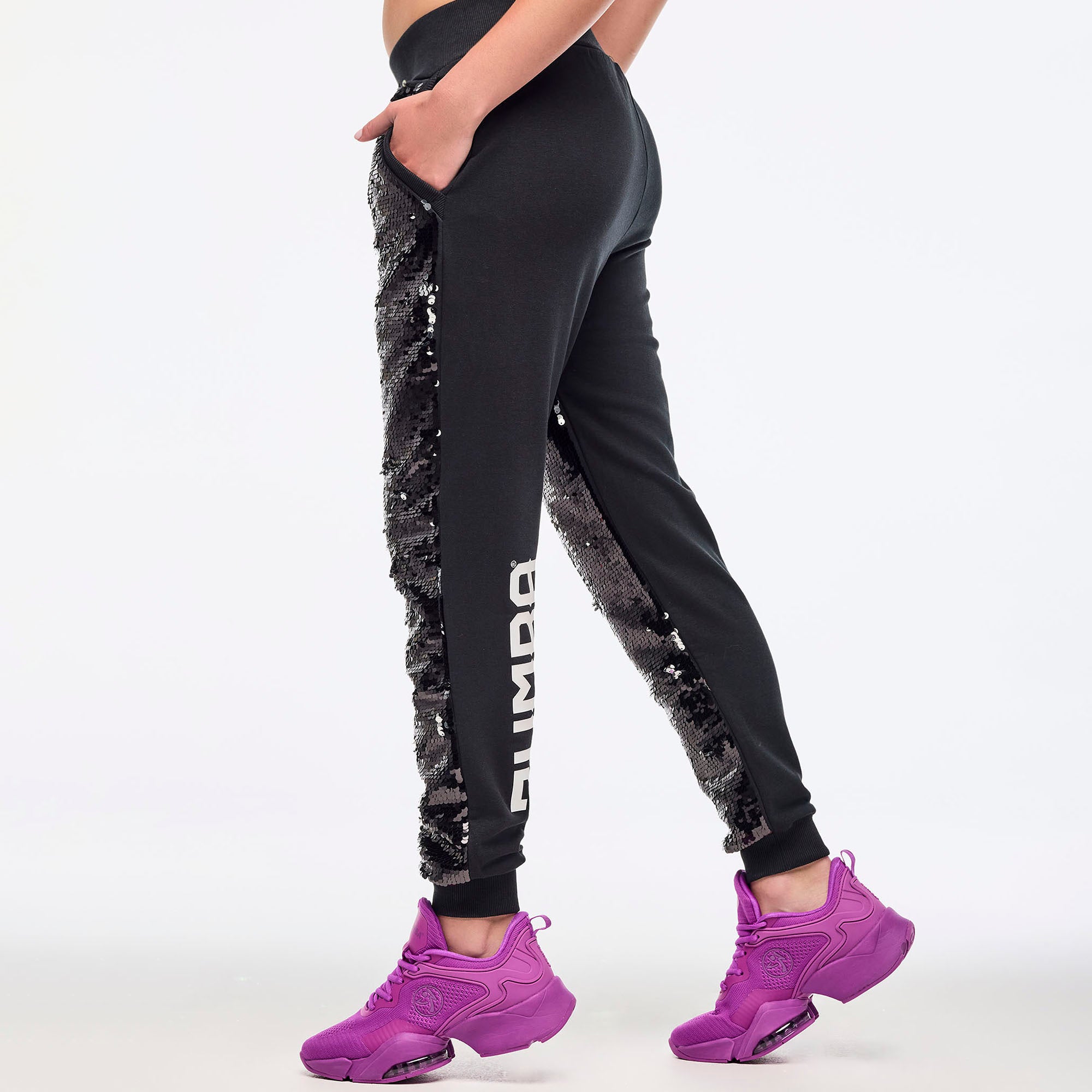 Joggery z cekinami Zumba Libre