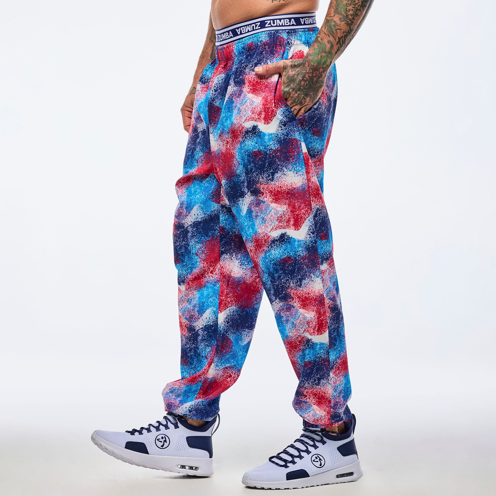 Spodnie z podwójnym pasem Zumba Apres