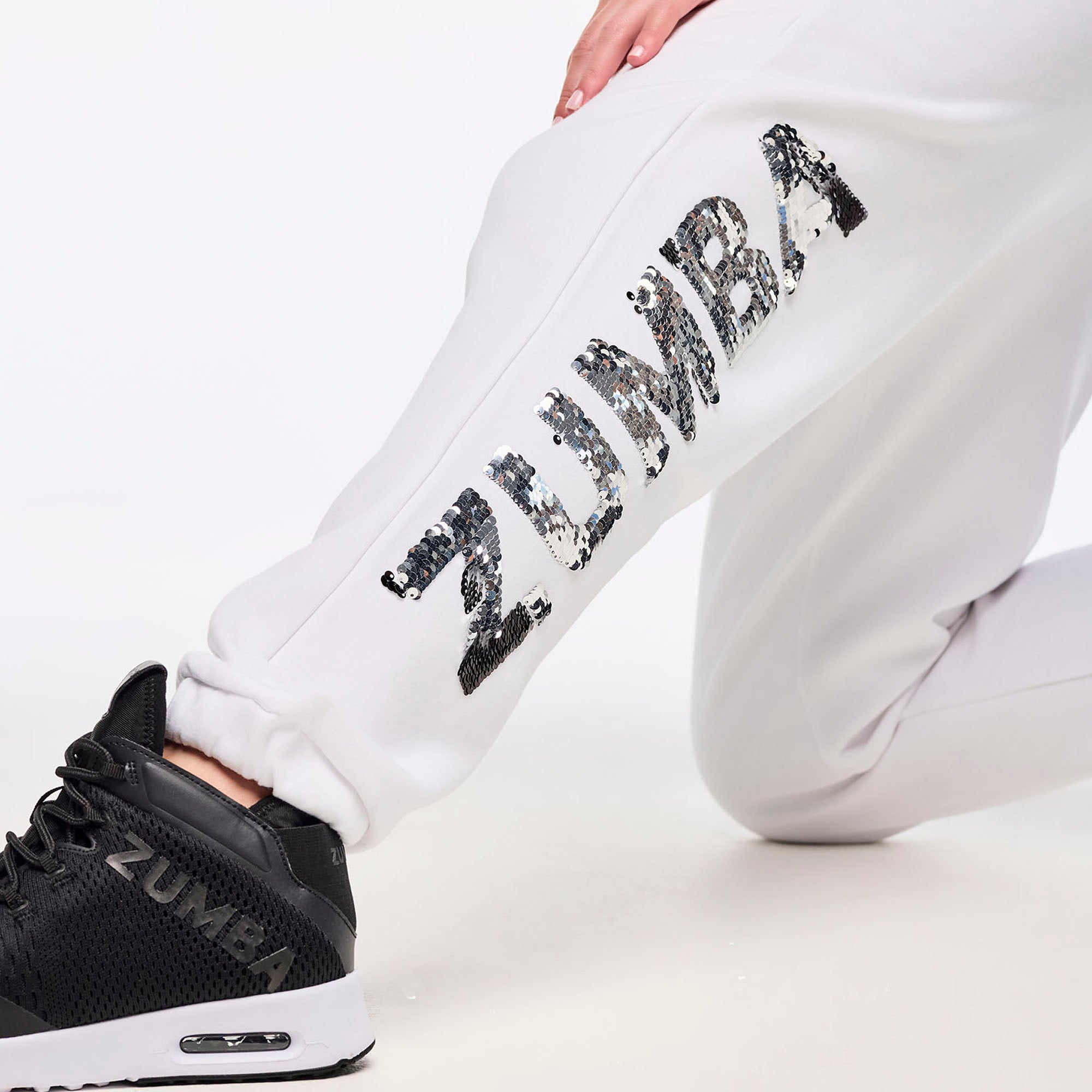 Joggery z cekinami Zumba