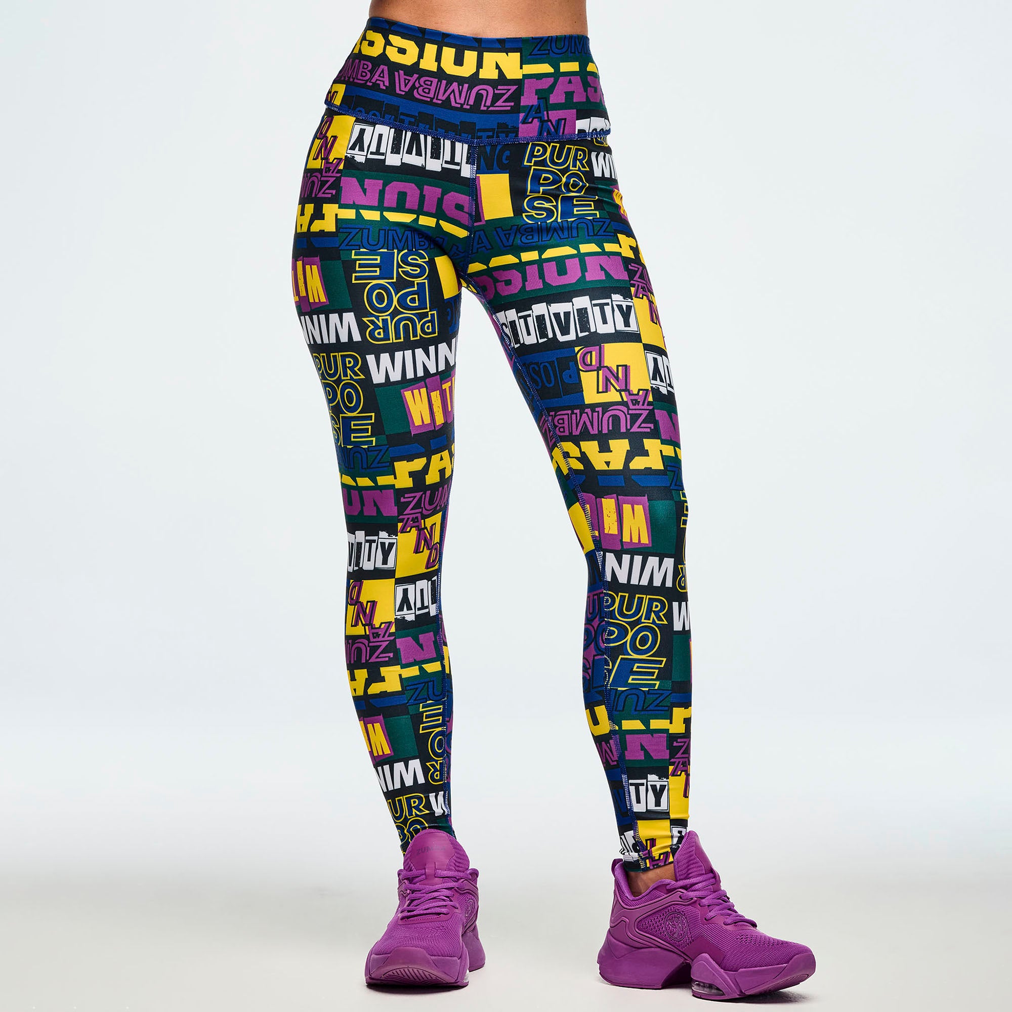 Legginsy z wysokim stanem Zumba ZW