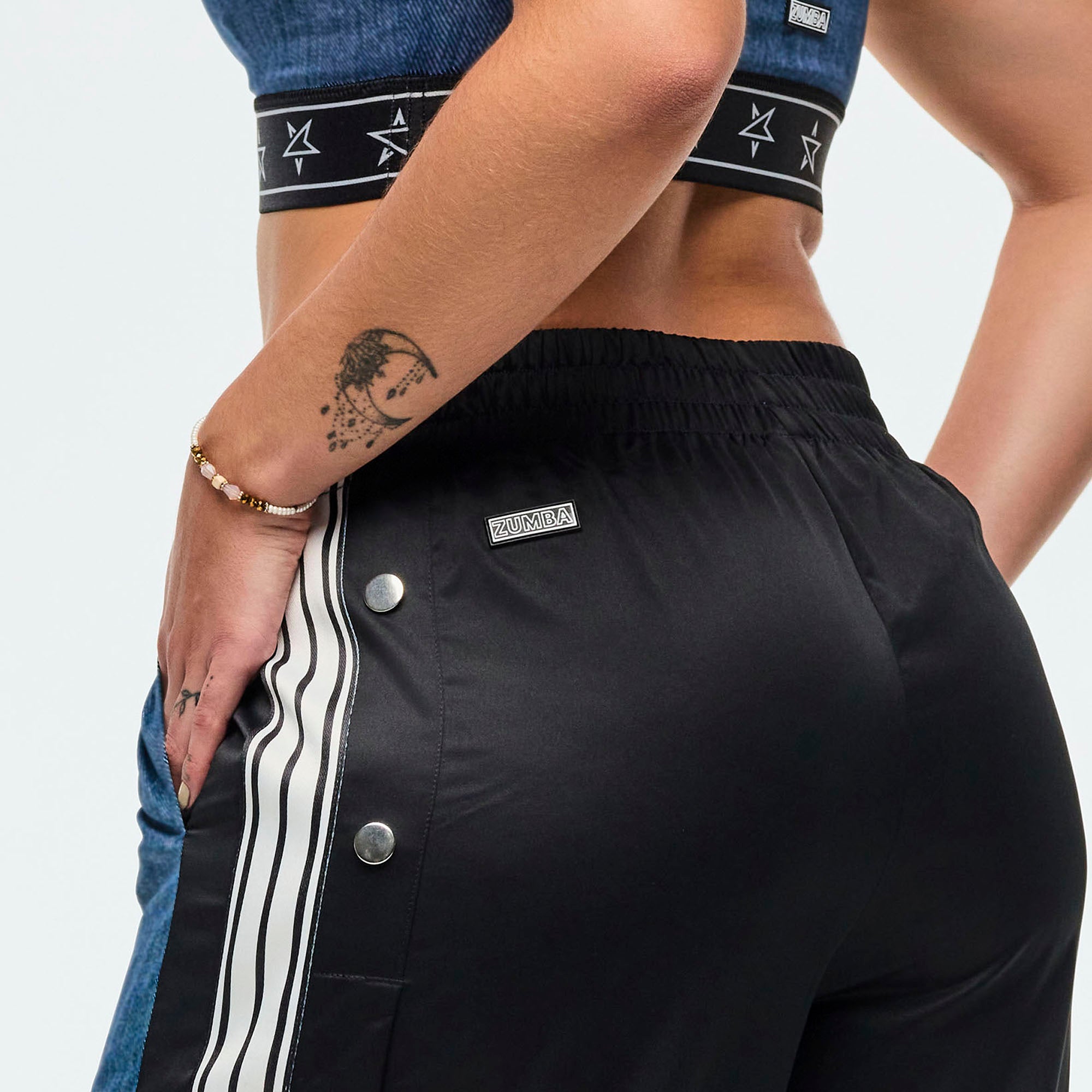 Spodnie unisex z szeroką nogawką Zumba ZW