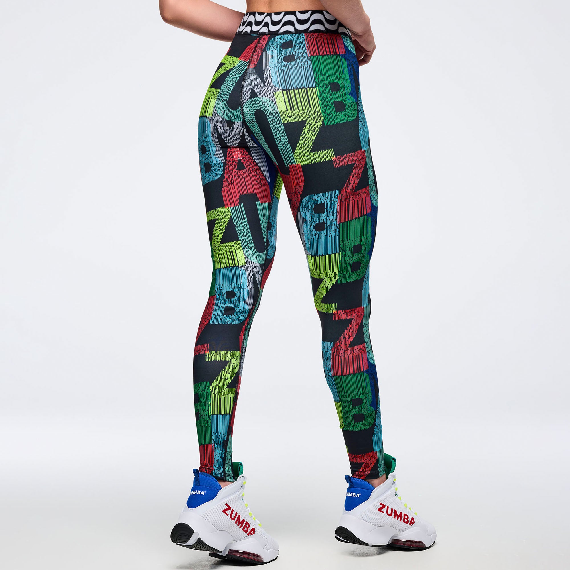Legginsy z elastycznym pasem Zumba Latin Movement