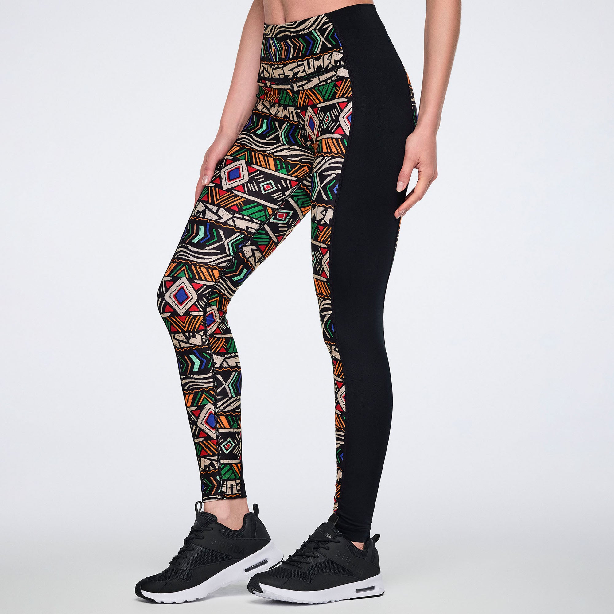 Legginsy sportowe etniczny print