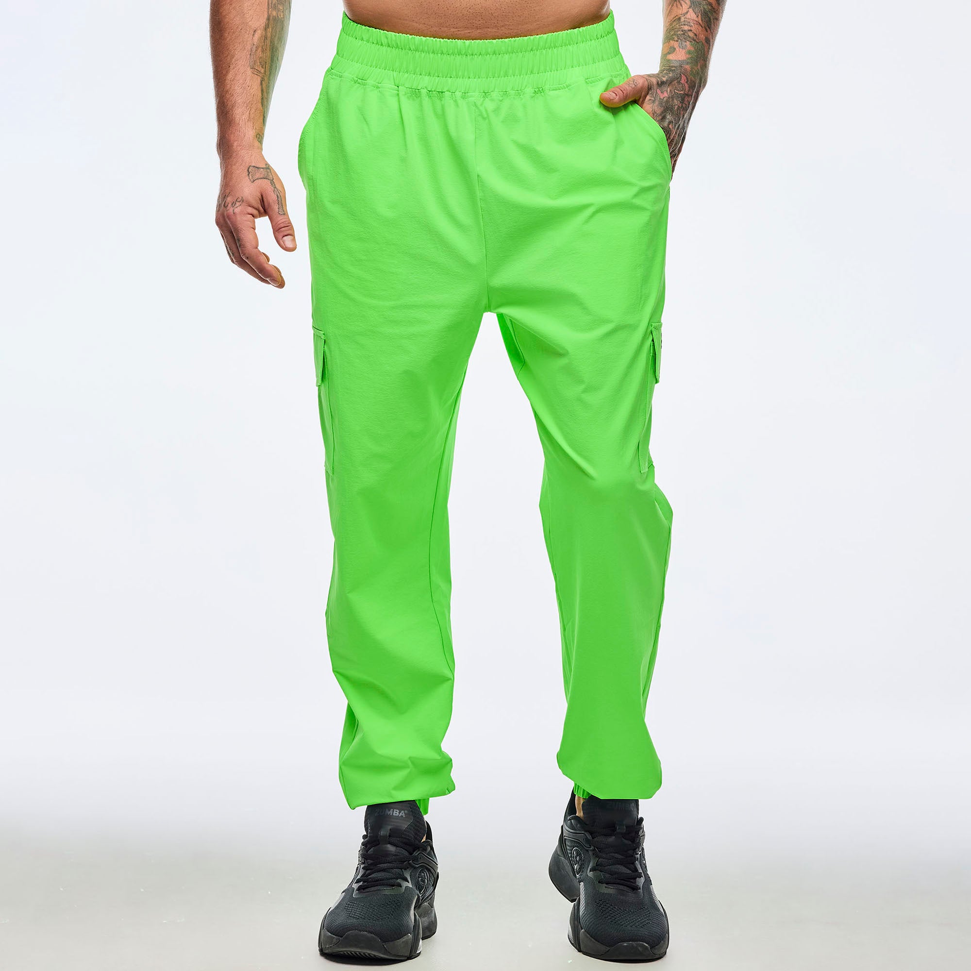 Spodnie cargo unisex Zumba Neon