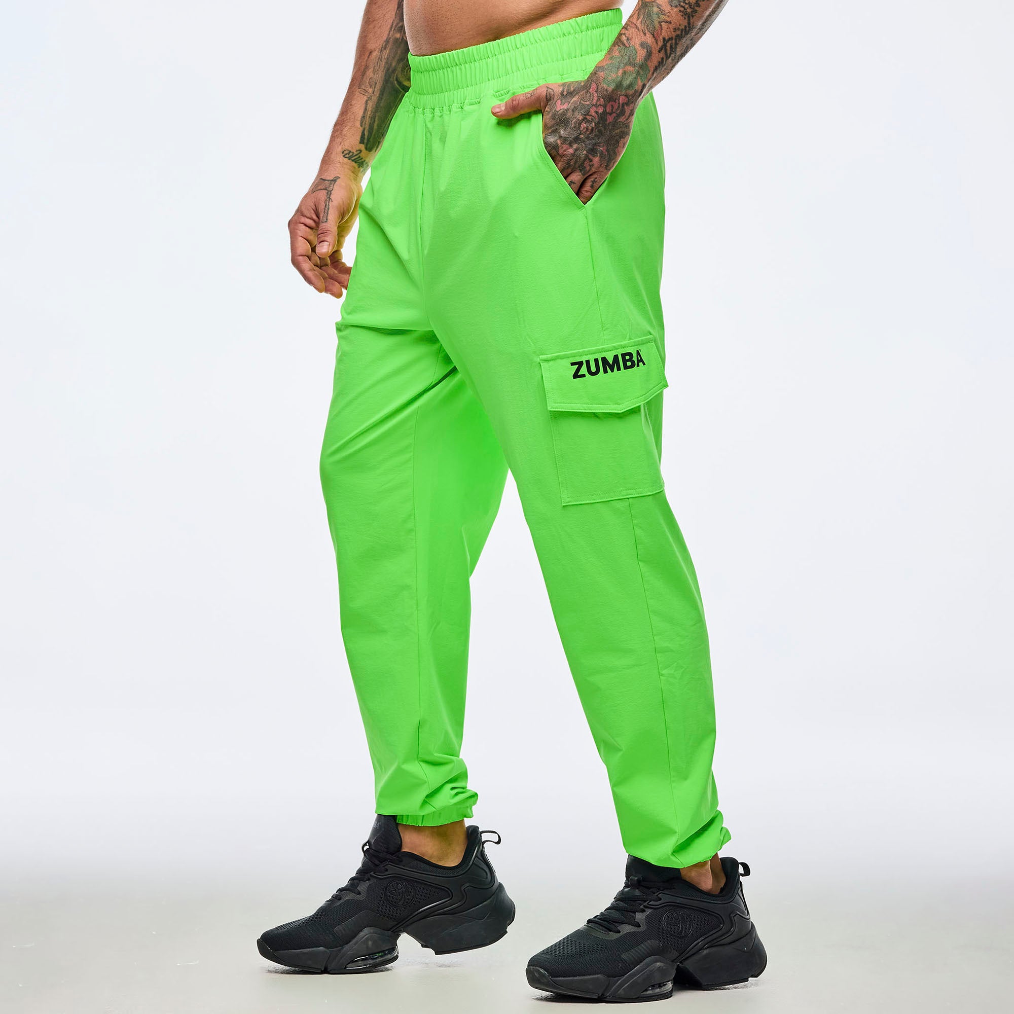 Spodnie cargo unisex Zumba Neon