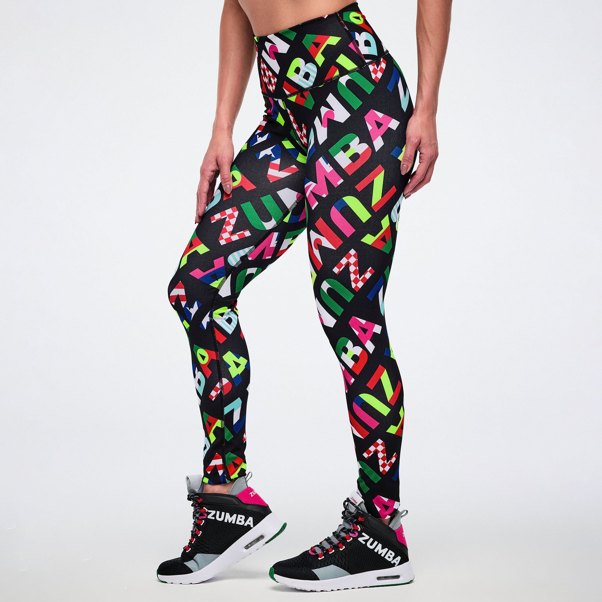 Legginsy z kolorowym printem