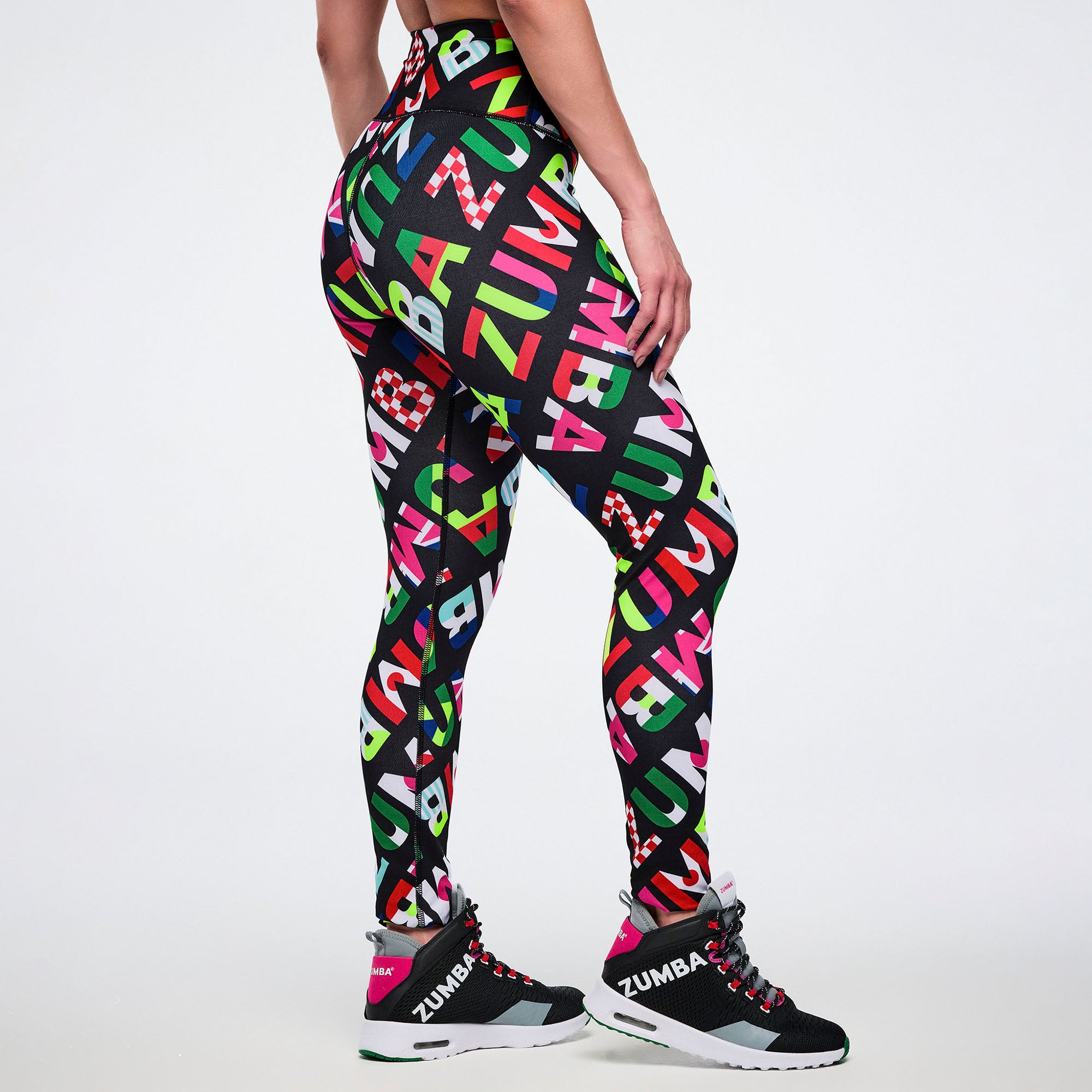 Legginsy z kolorowym printem