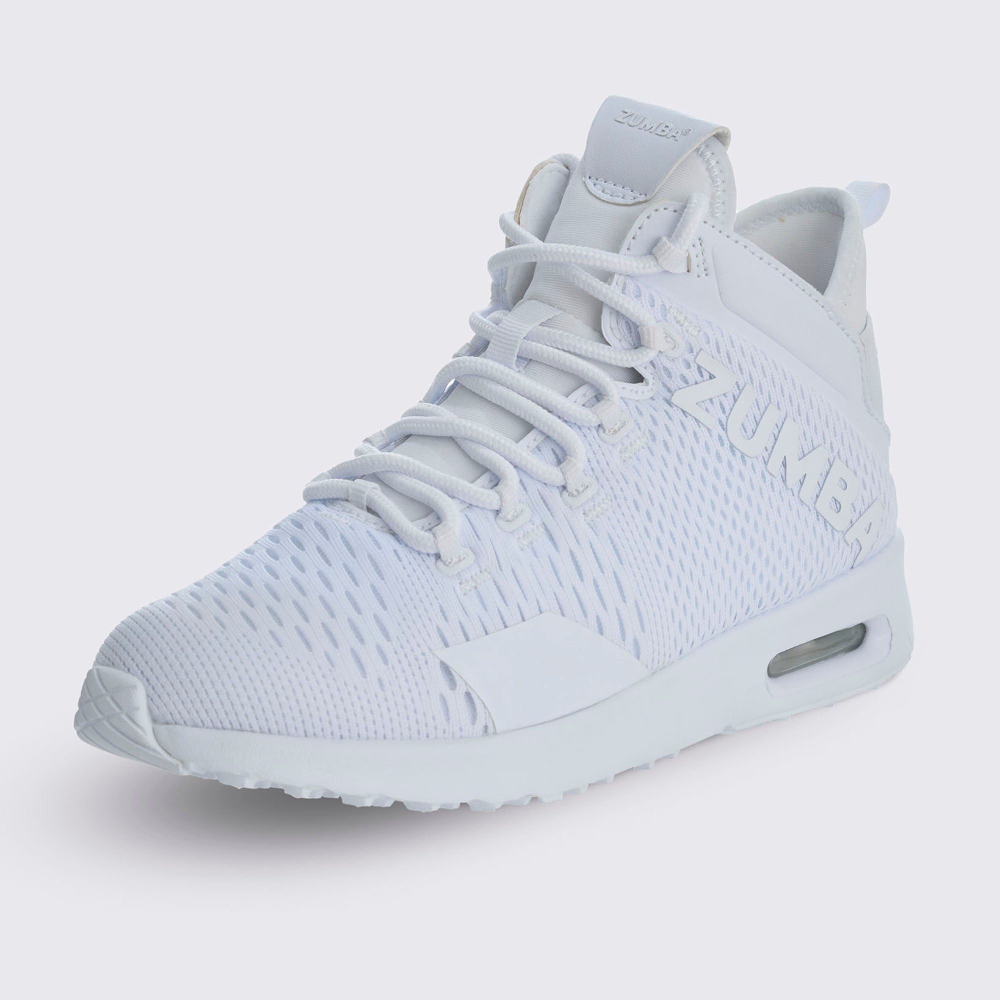 Buty białe z wysoką cholewką