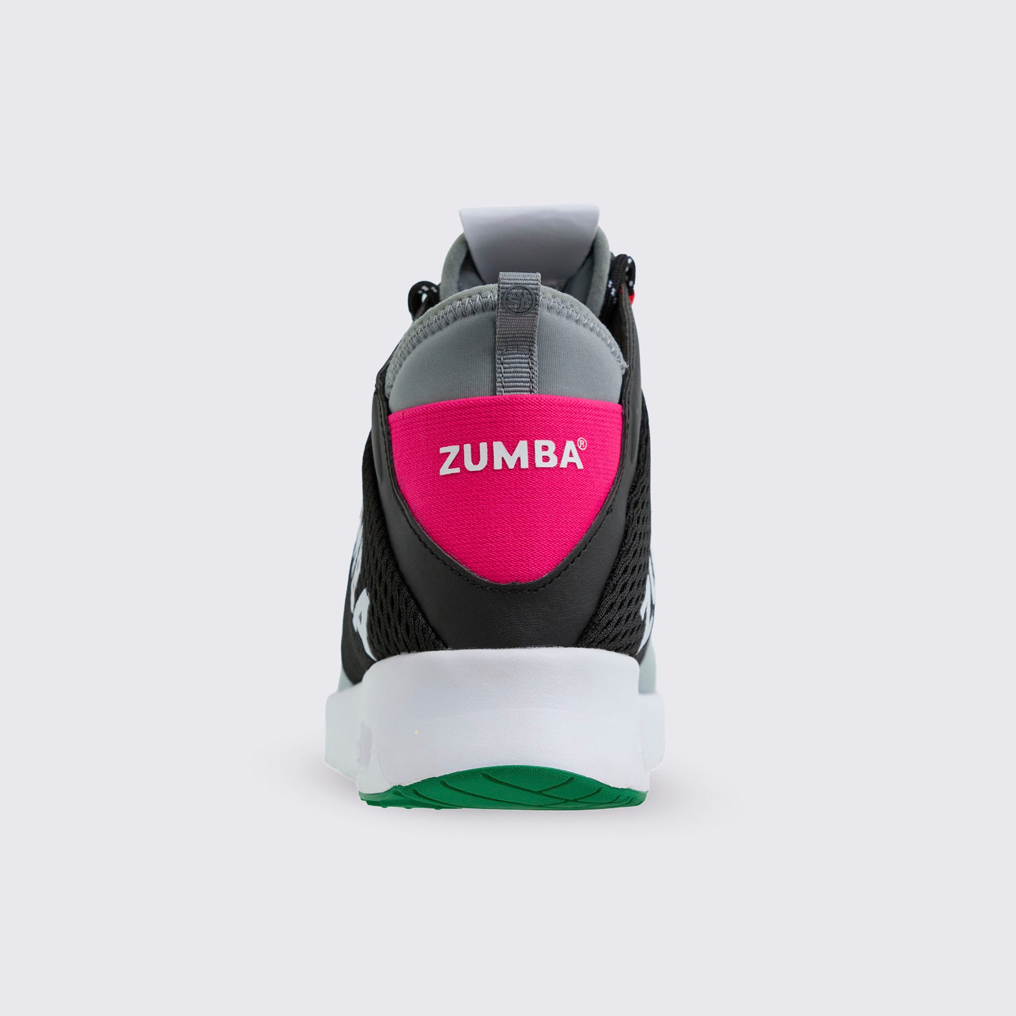 Czarne buty sportowe za kostkę z logo