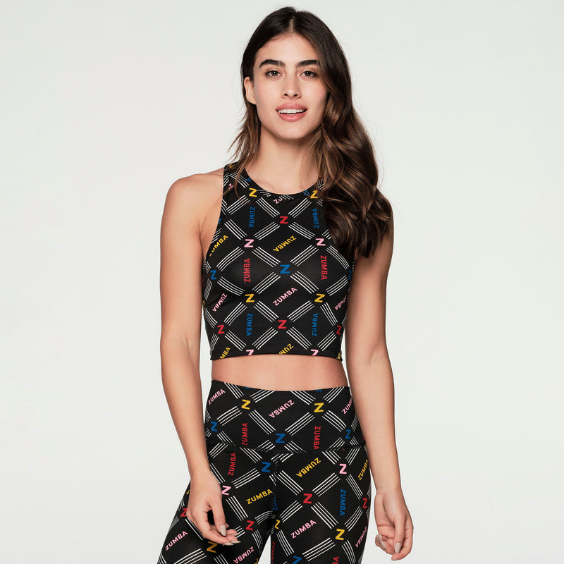Crop top racerback Zumba Sport