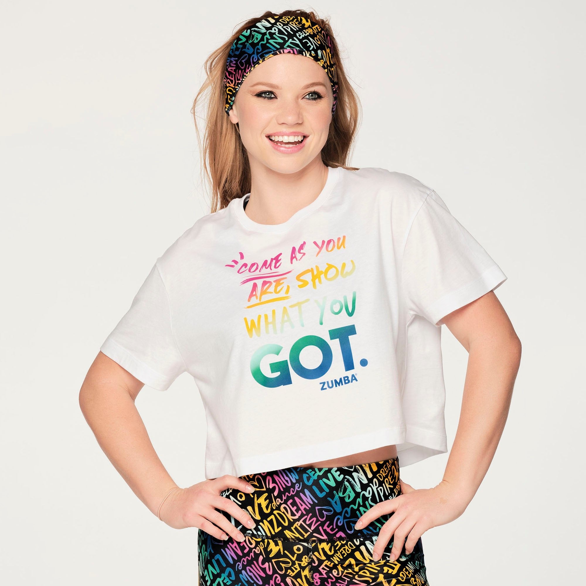 Koszulka crop Zumba Unite