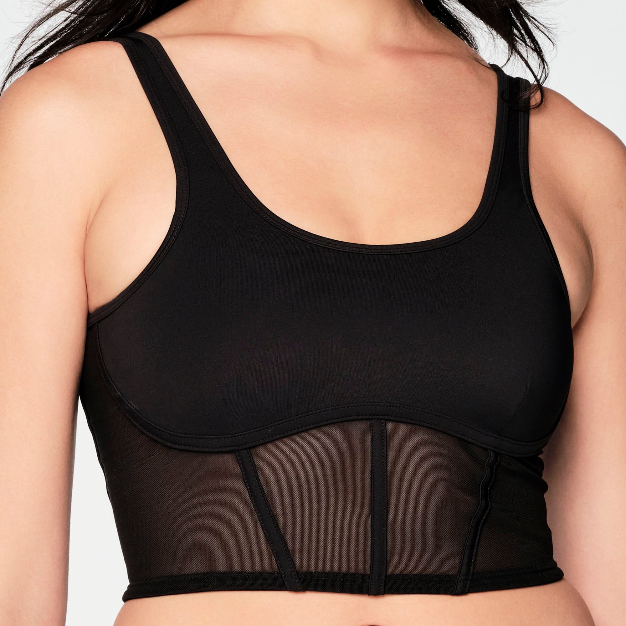 Crop top z gorsetem Zumba