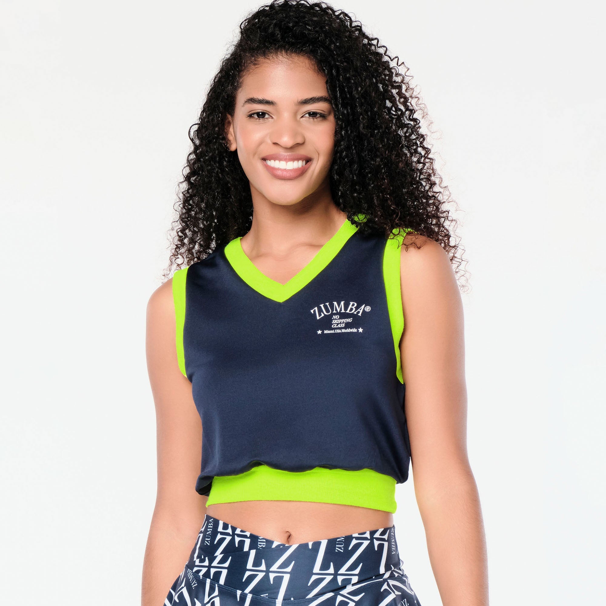 Crop retro Zumba Prep