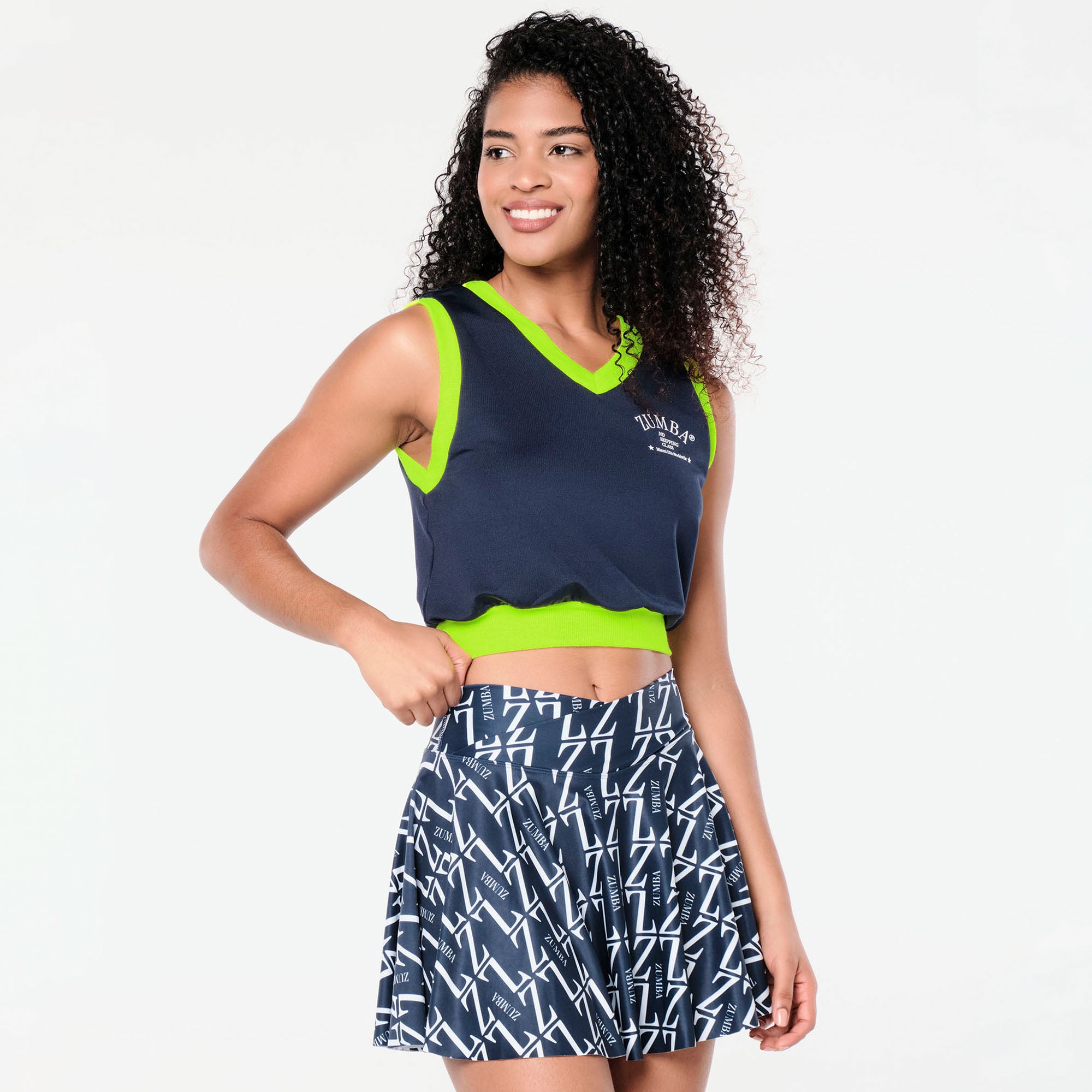 Crop retro Zumba Prep