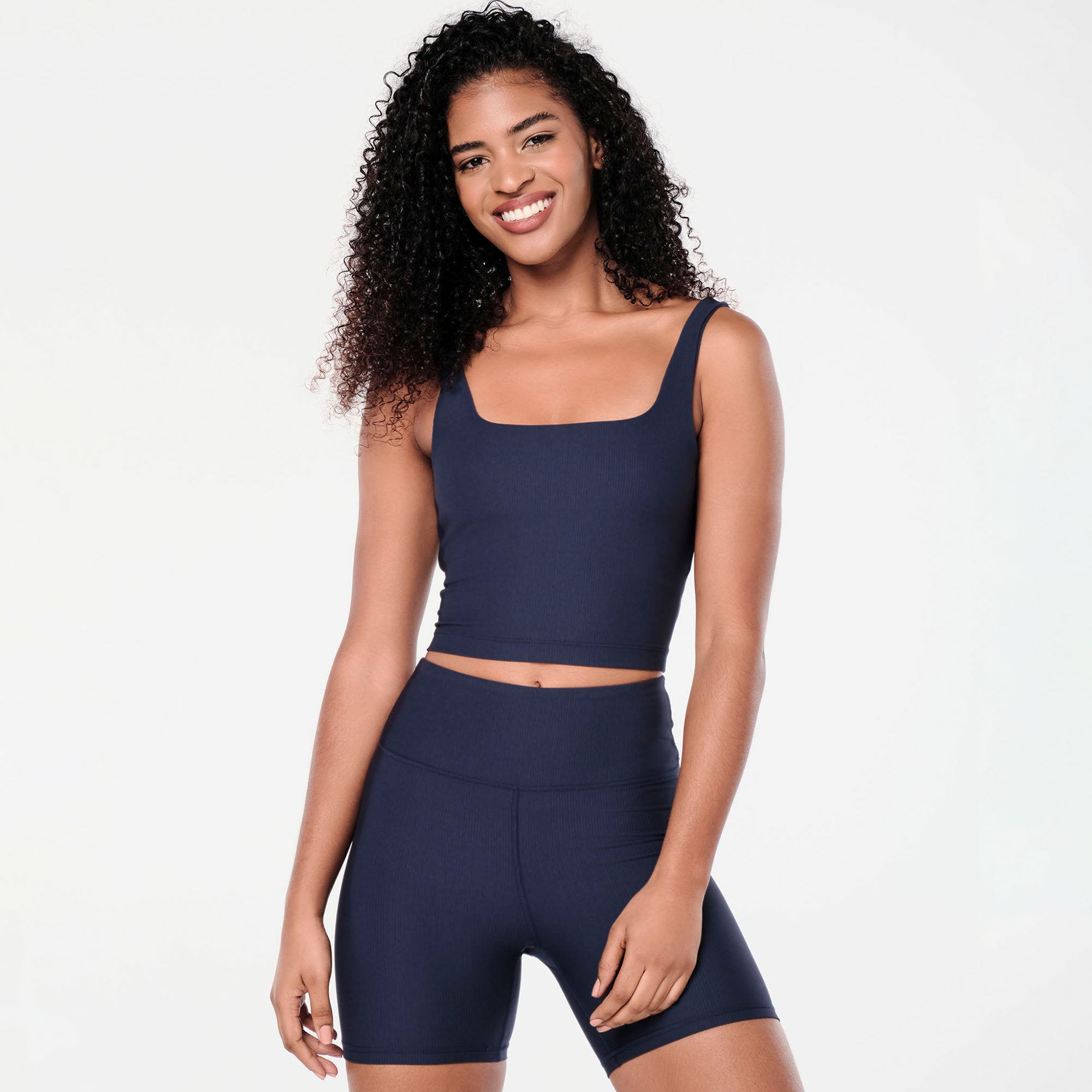 Crop top z wewnętrznym biustonoszem Zumba Prep