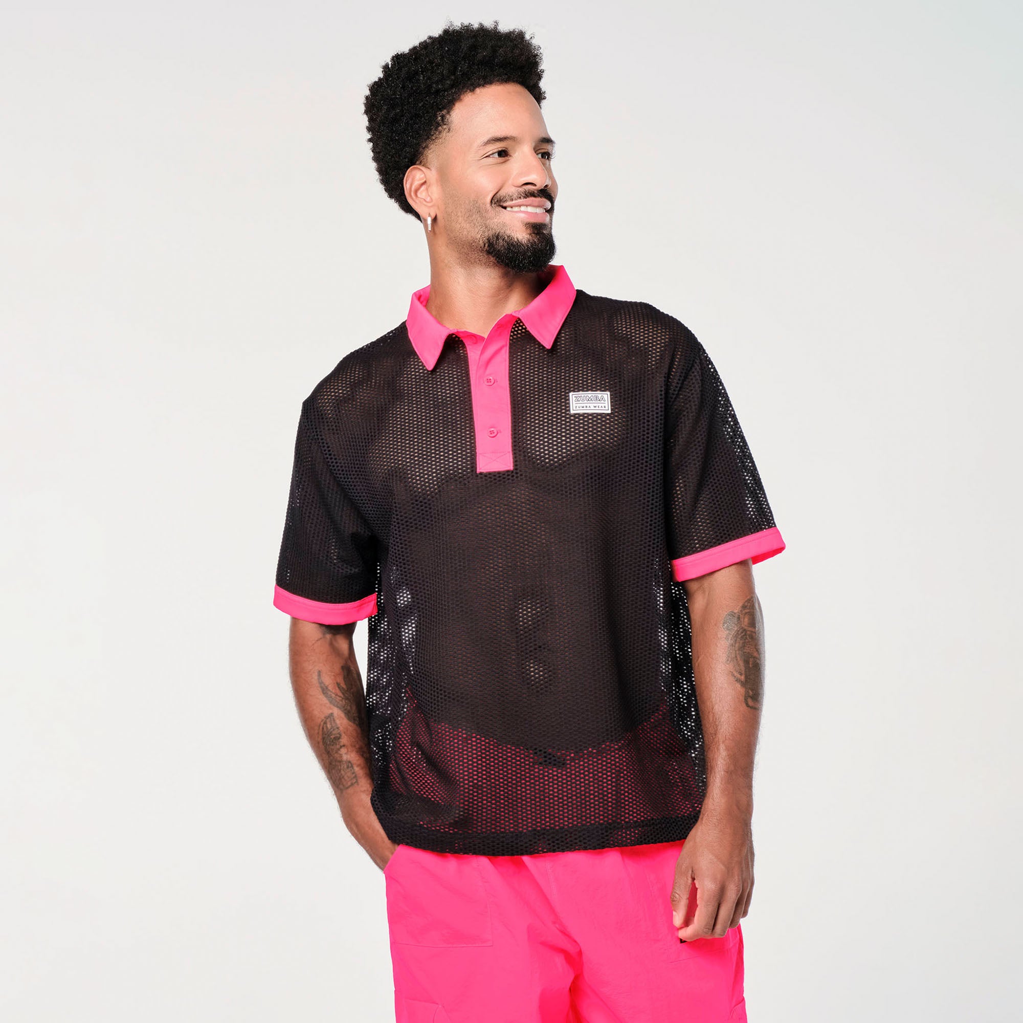 Koszulka polo mesh Zumba Prep
