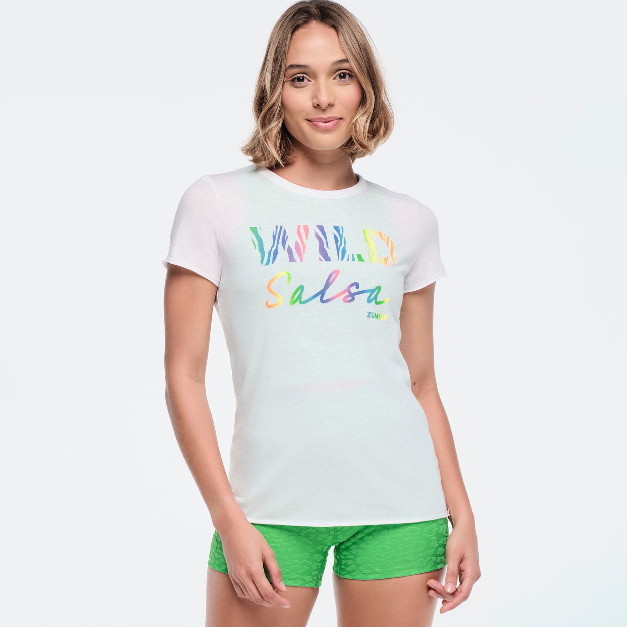 T-shirt z rozcięciami na plecach Zumba Funscape