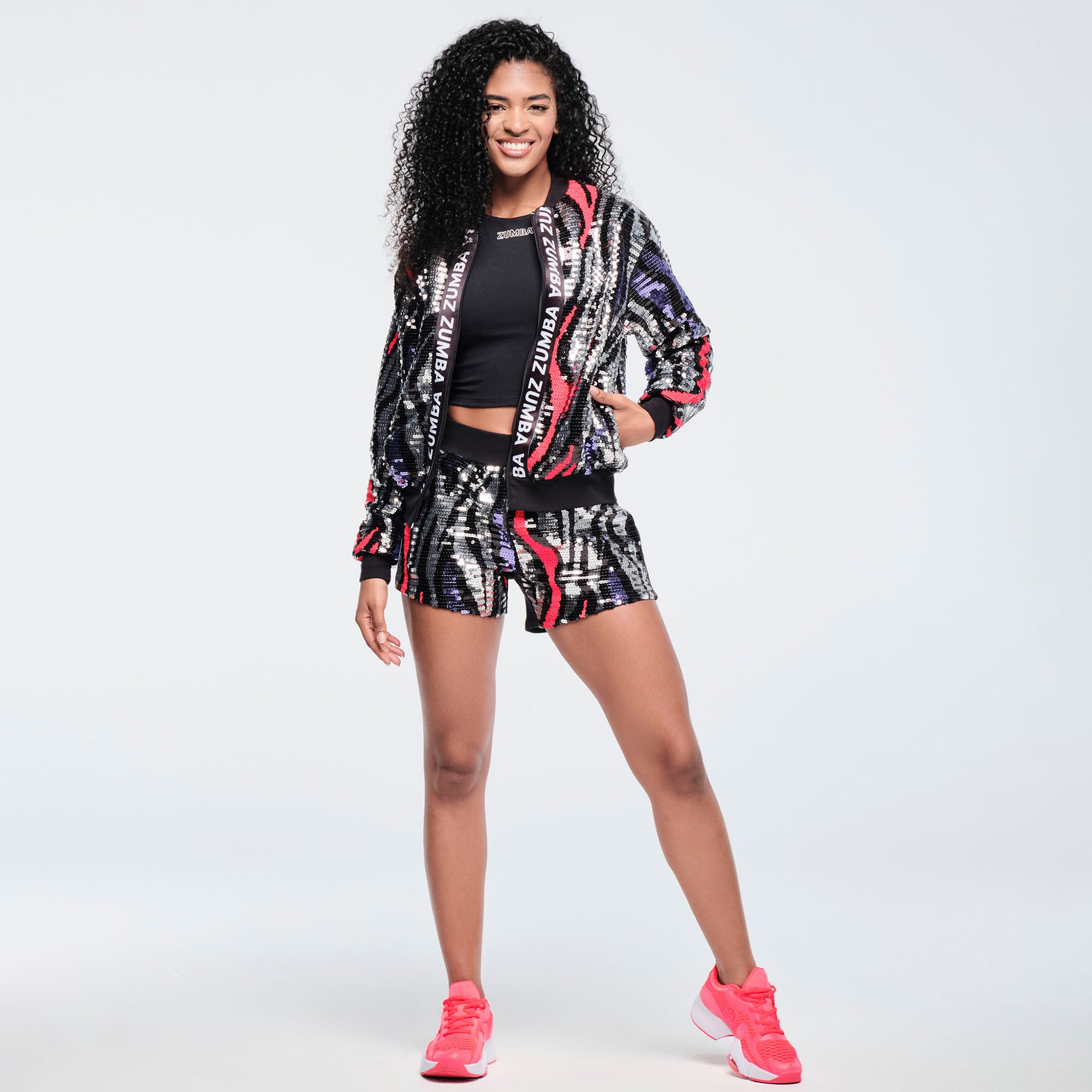 Kurtka z cekinami Zumba Funscape