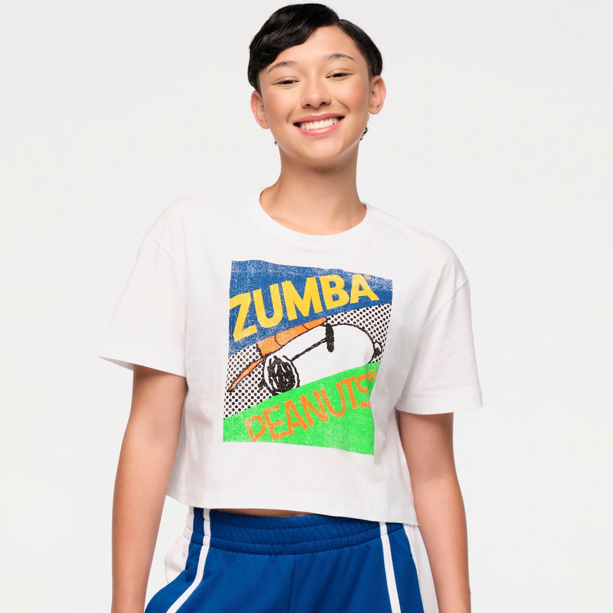 Koszulka crop Zumba x Peanuts