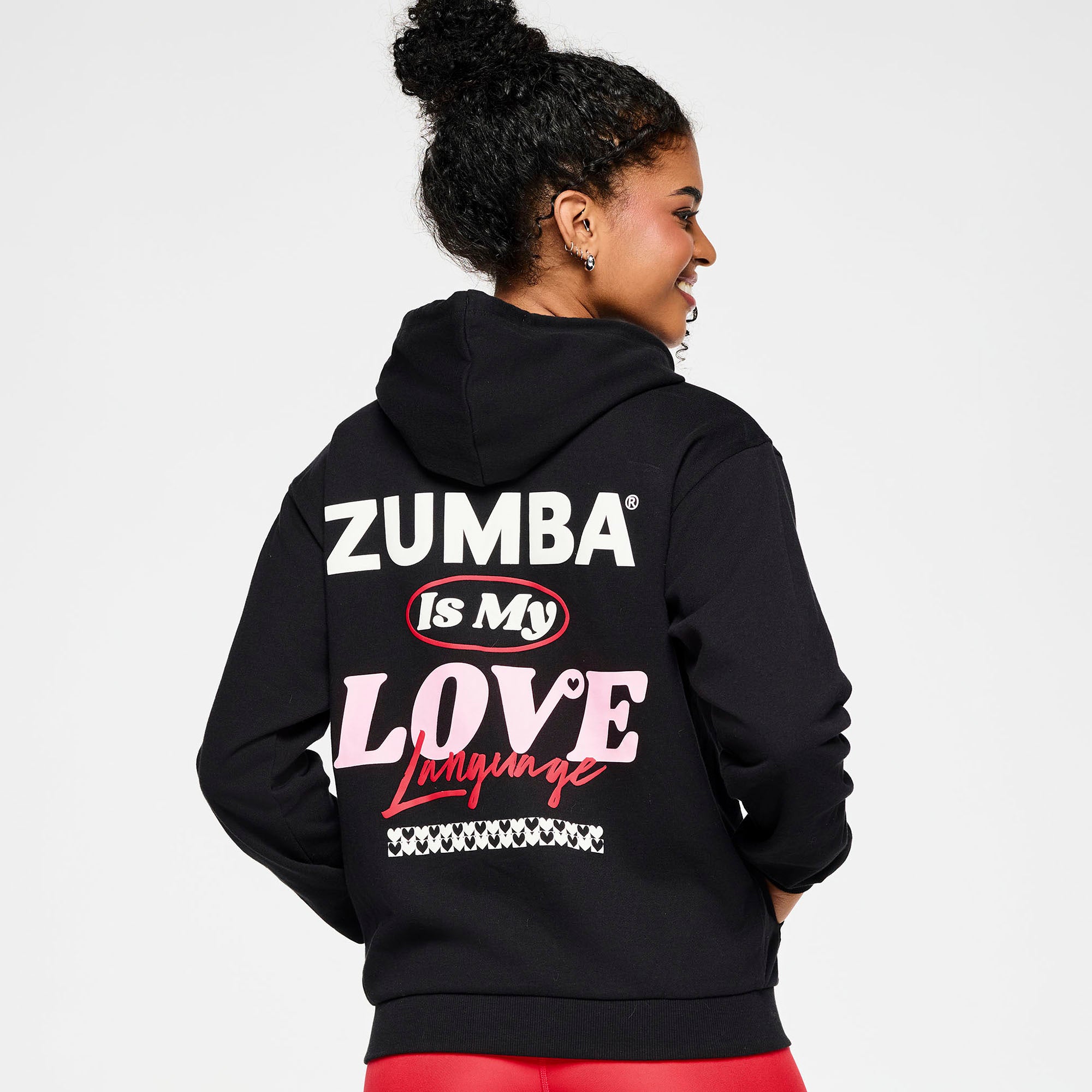 Bluza z kapturem Zumba Love Zip Up