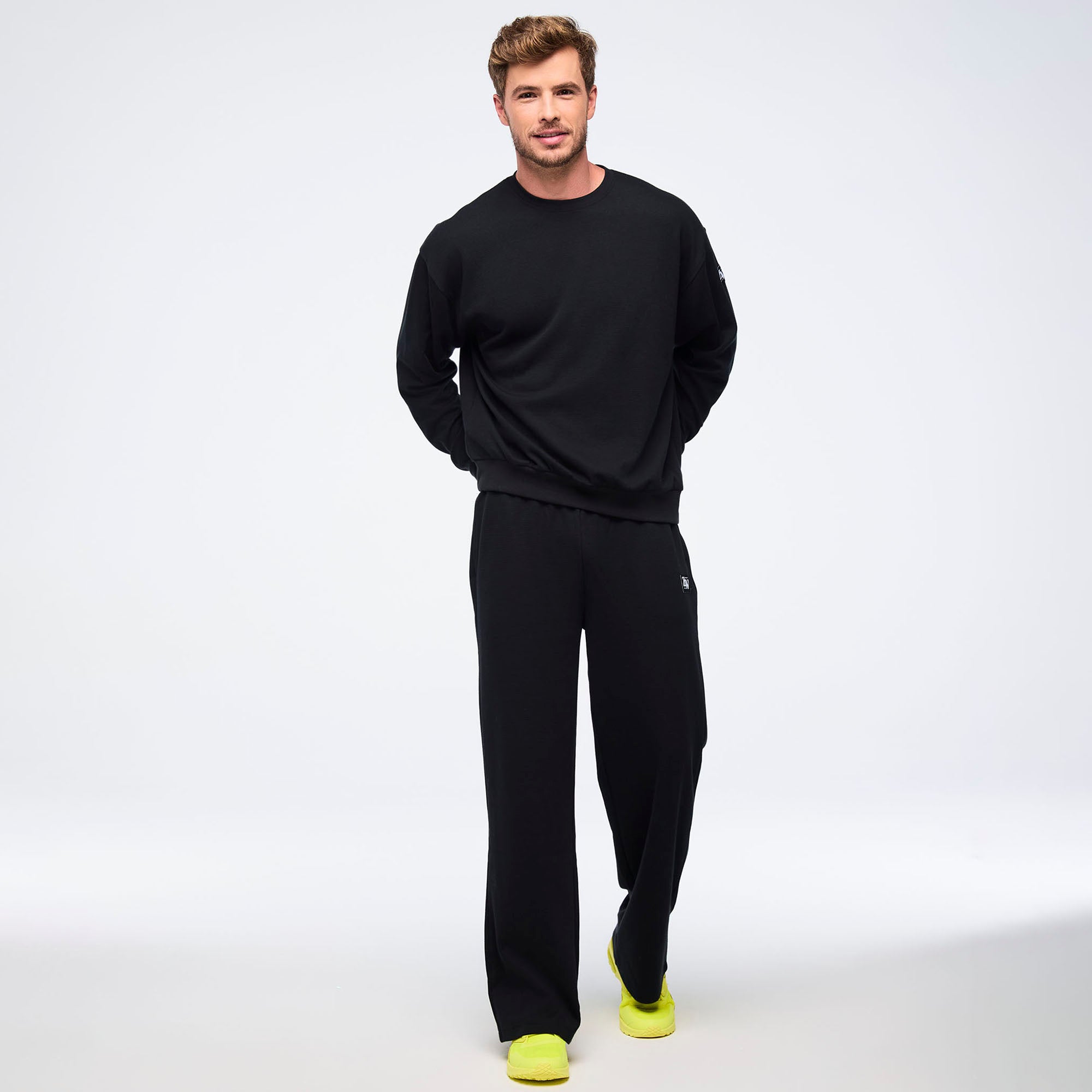 Zumba Haus Waffle oversized sweatshirt