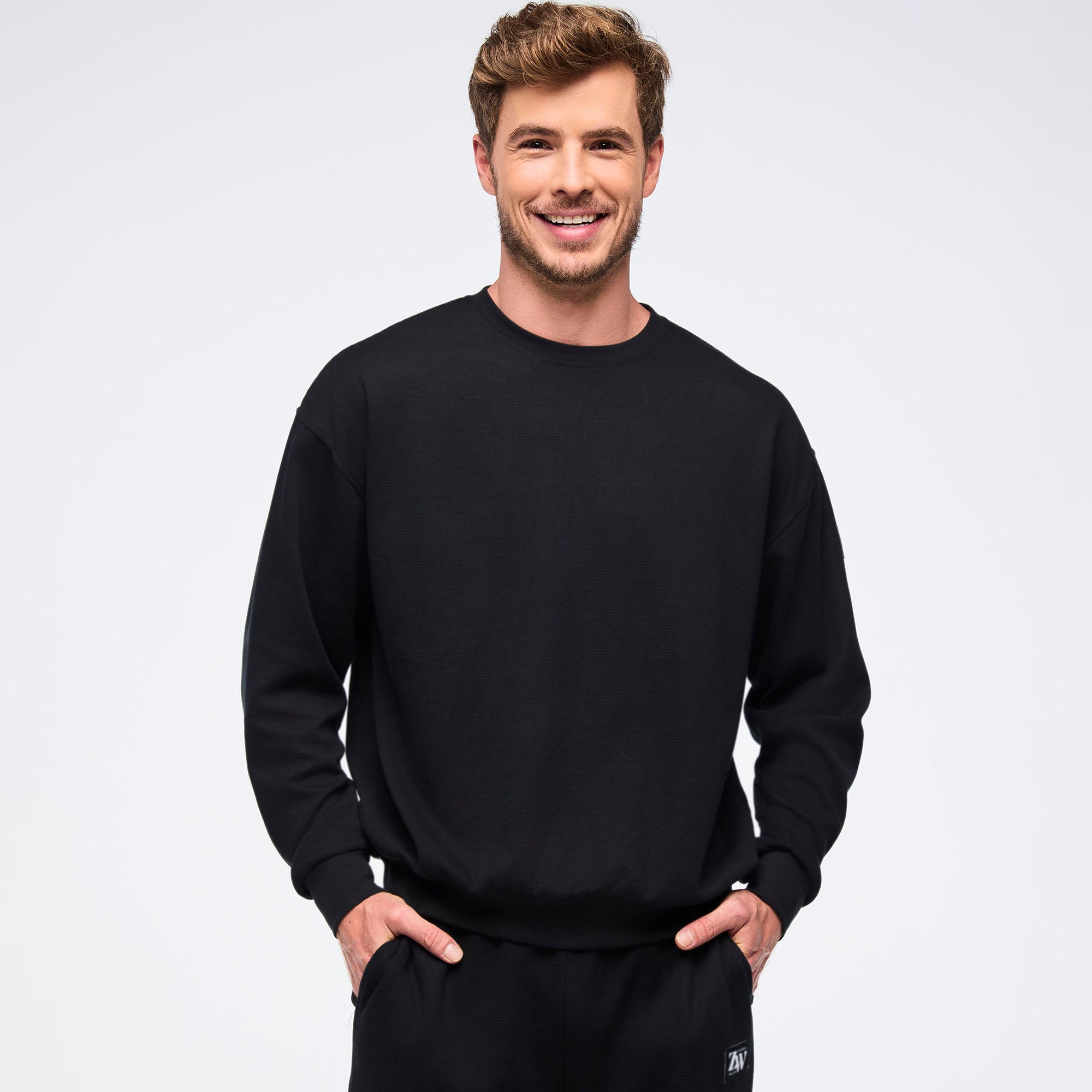 Zumba Haus Waffle oversized sweatshirt