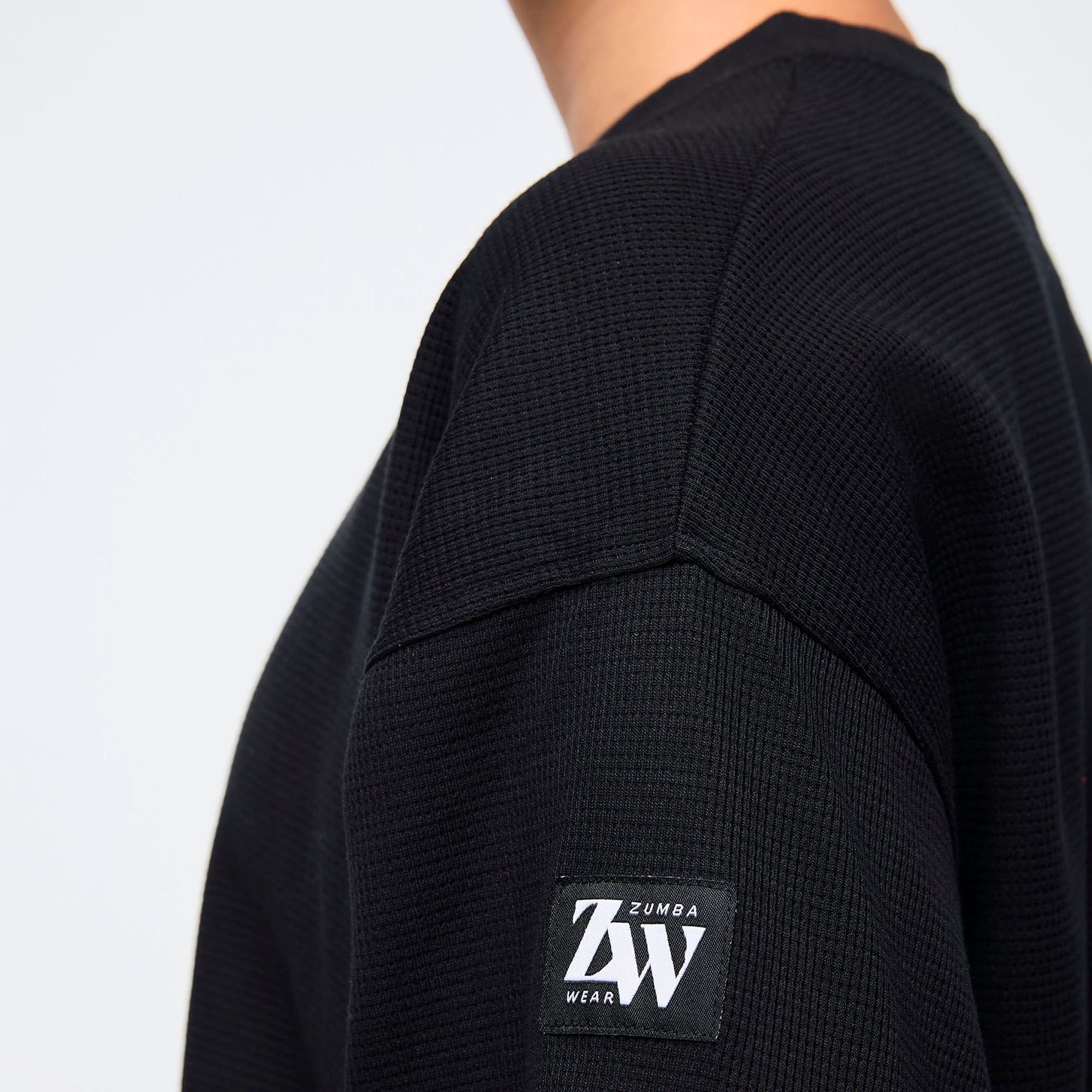 Zumba Haus Waffle oversized sweatshirt