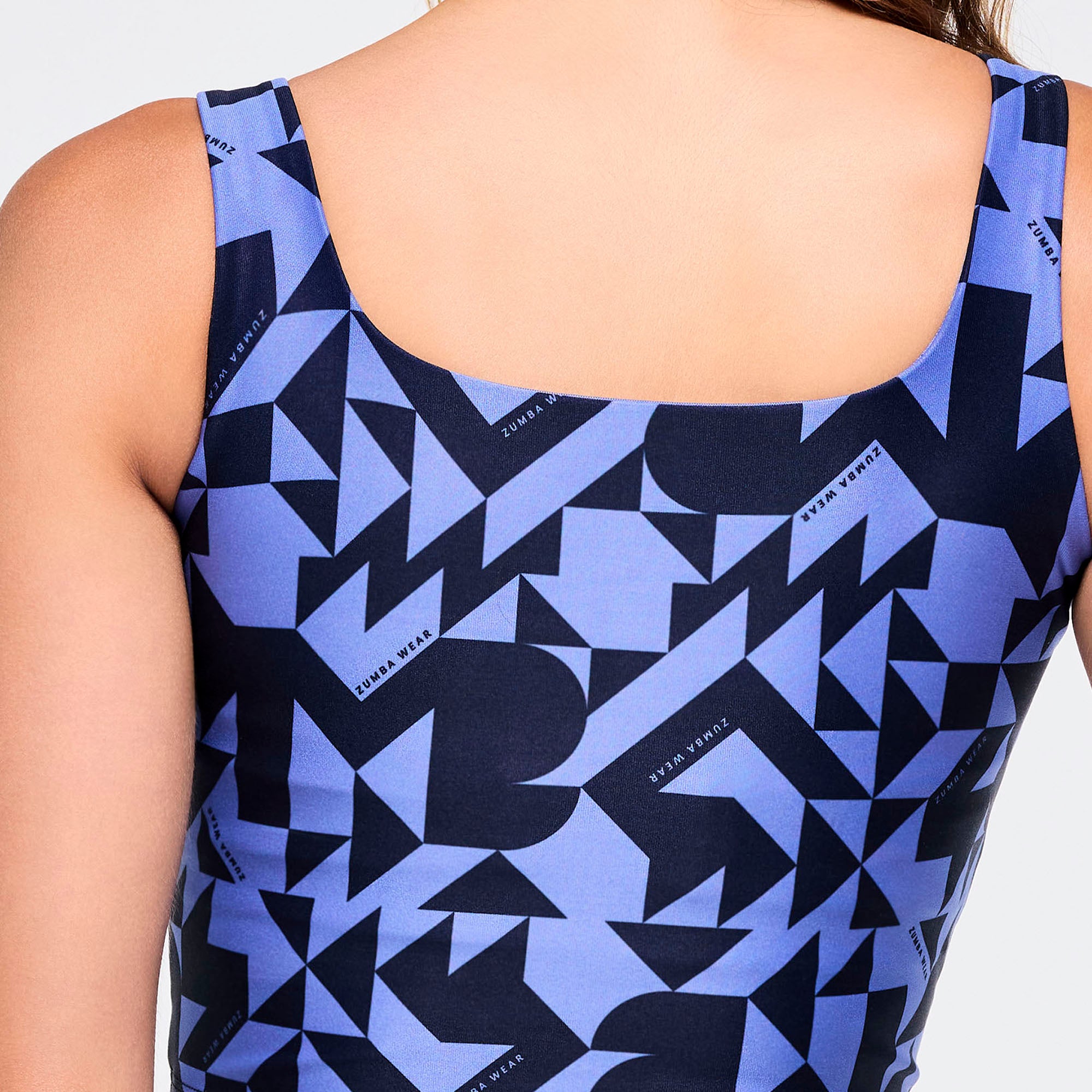Crop Tank Zumba Out Loud Square Neck