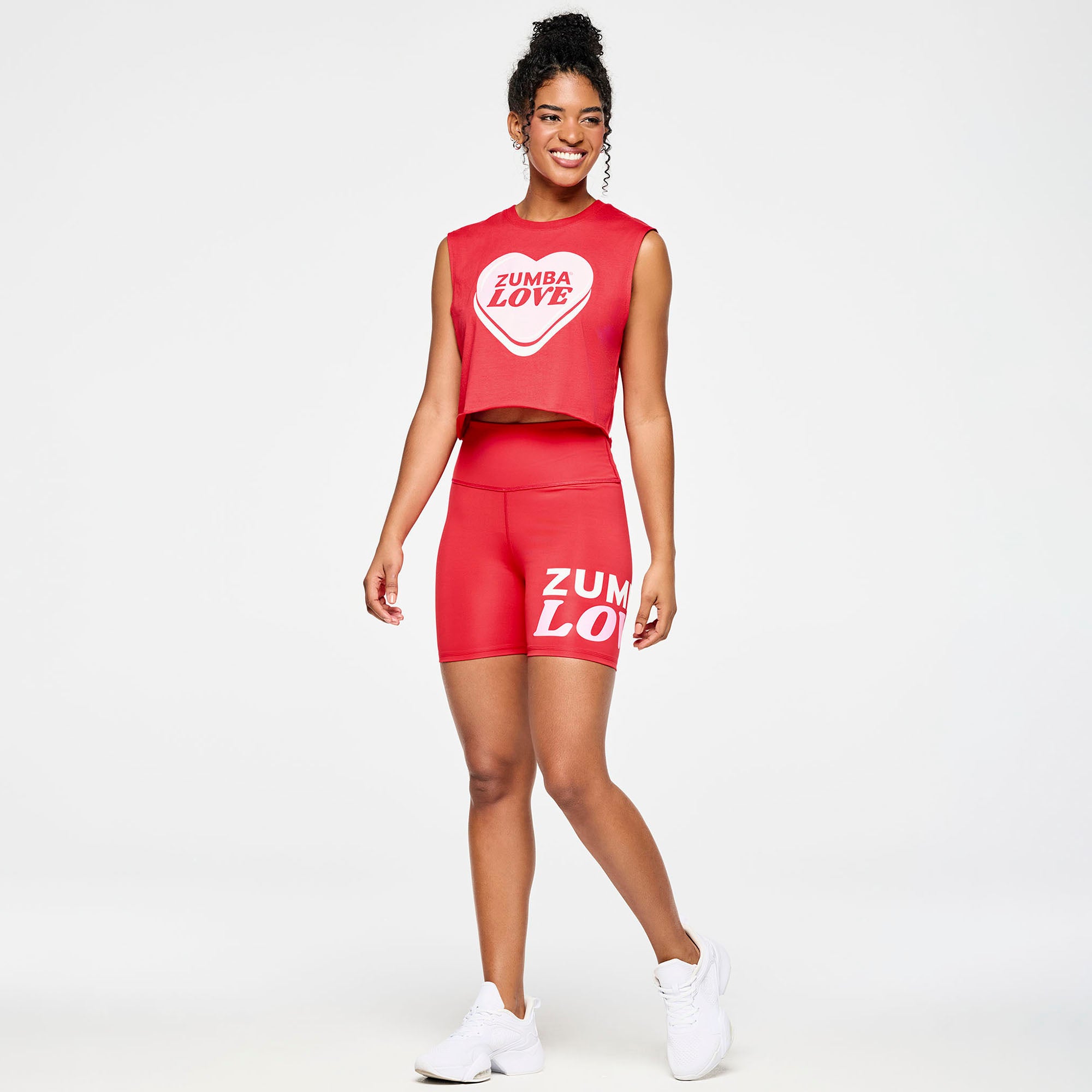 Crop Tank Muscle Zumba Love