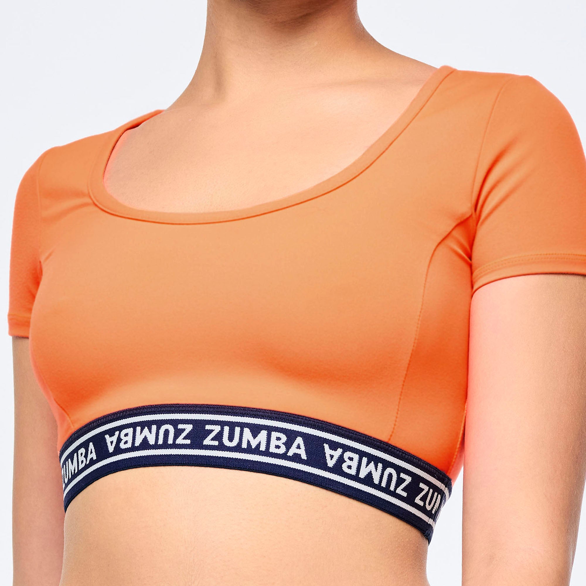 Victory Scoop Neck Crop Top