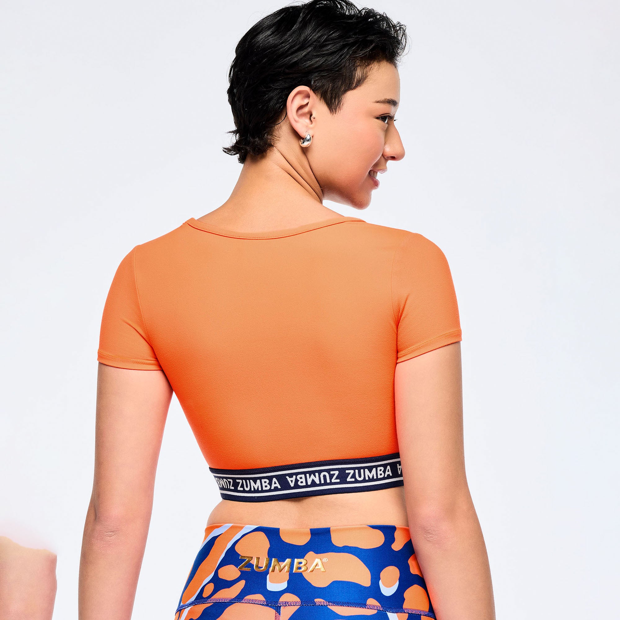 Victory Scoop Neck Crop Top