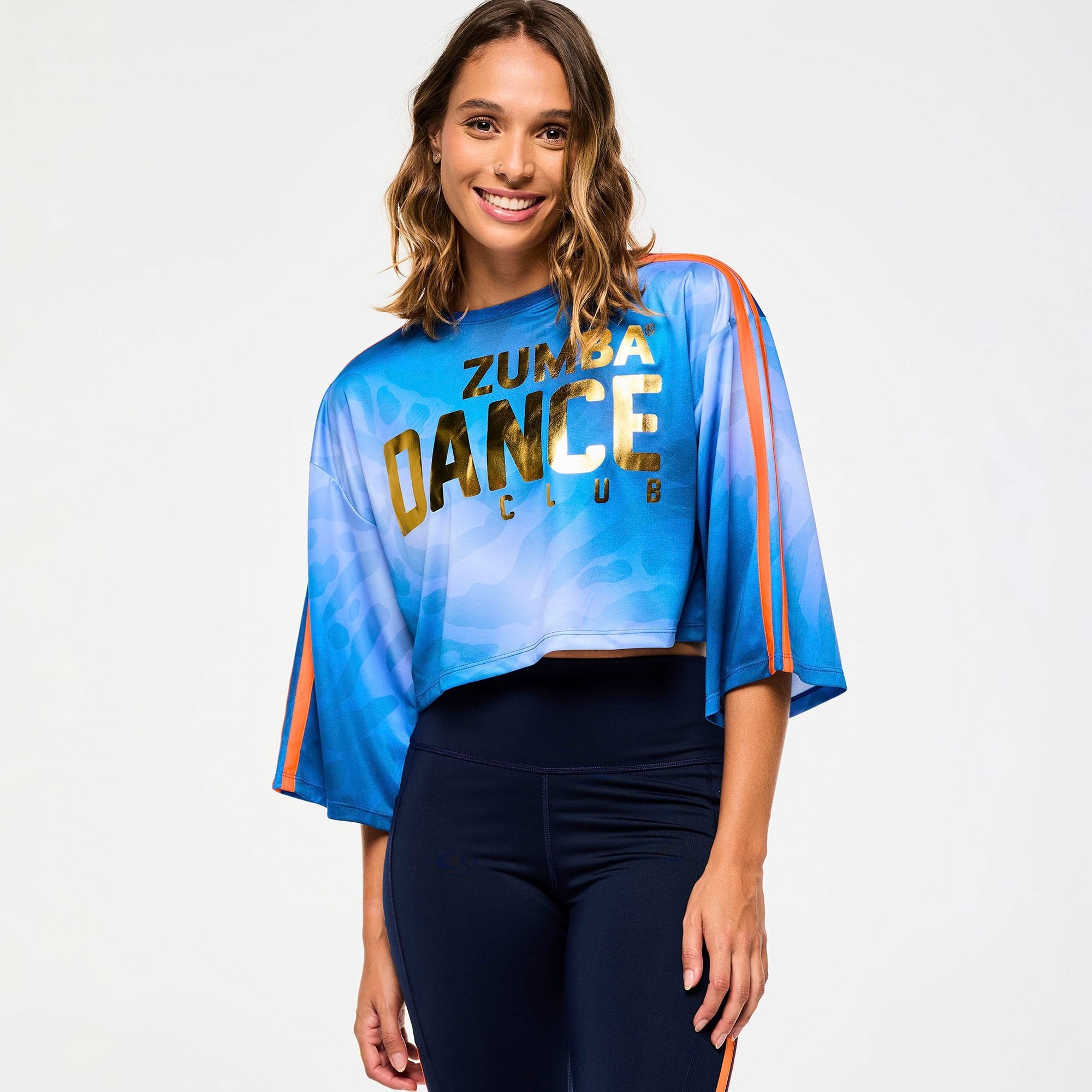 Oversized Crop Zumba Victory