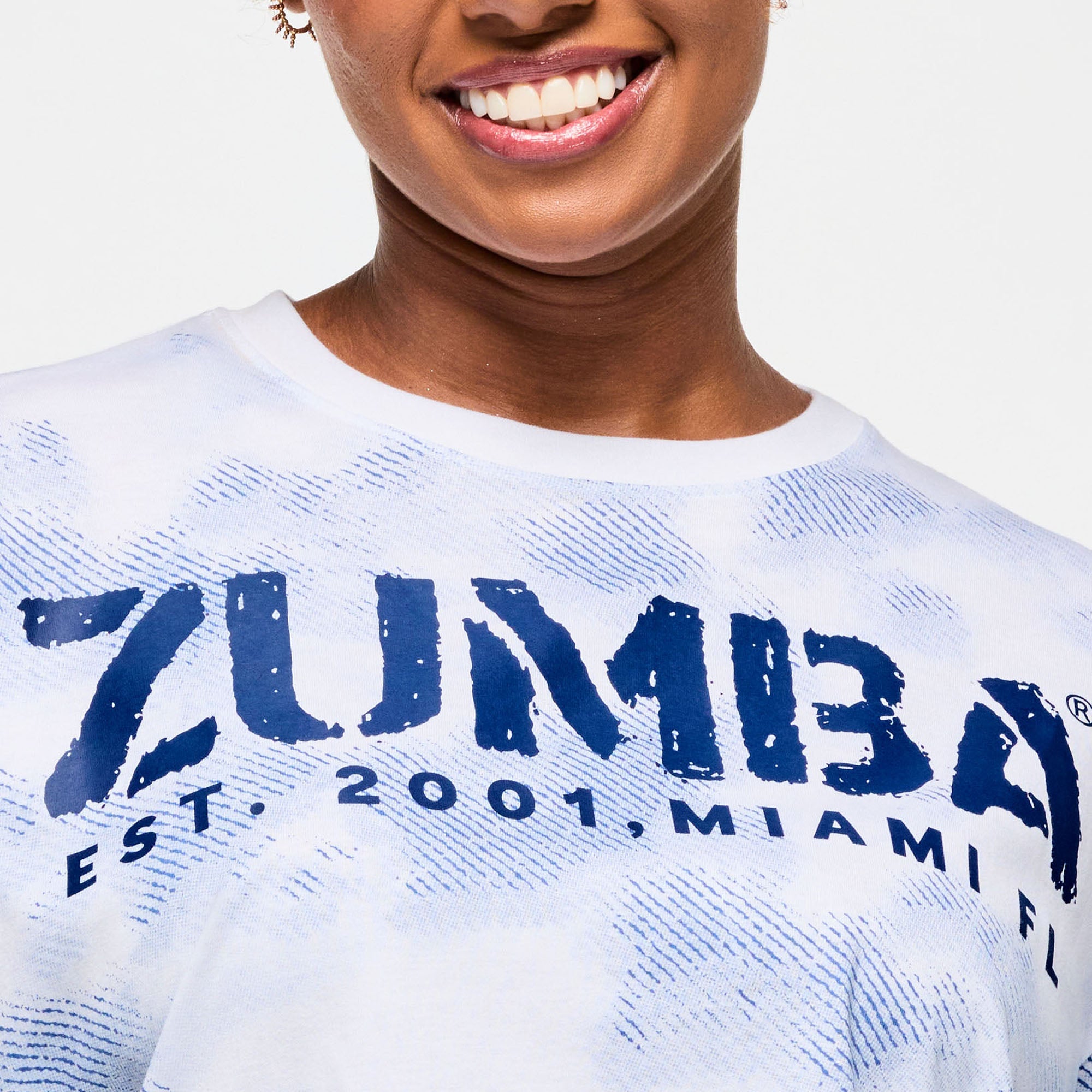 Crop Top oversize Blue Jean