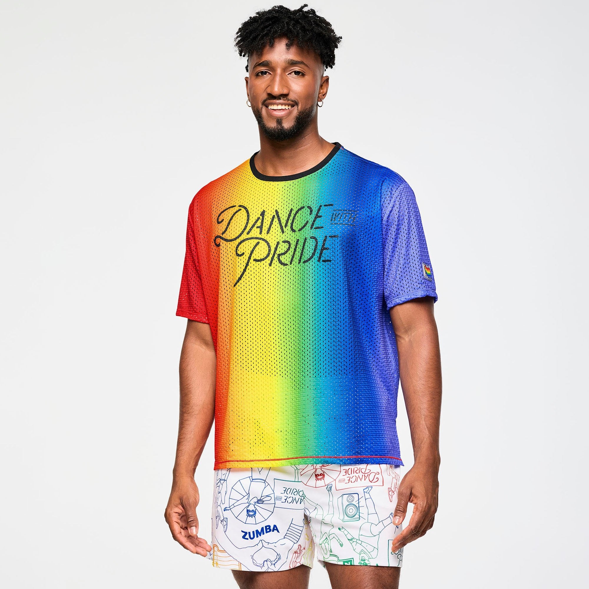 Koszulka Zumba PRIDE Boxy Mesh