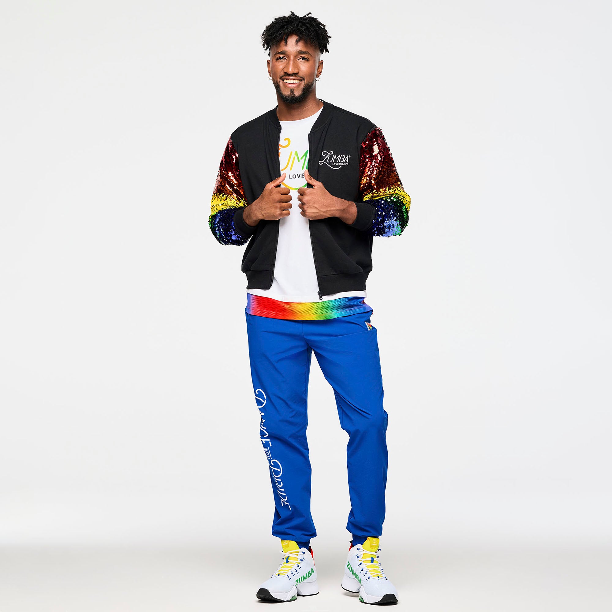 Kurtka Zumba Bomber With Sequin Sleeves