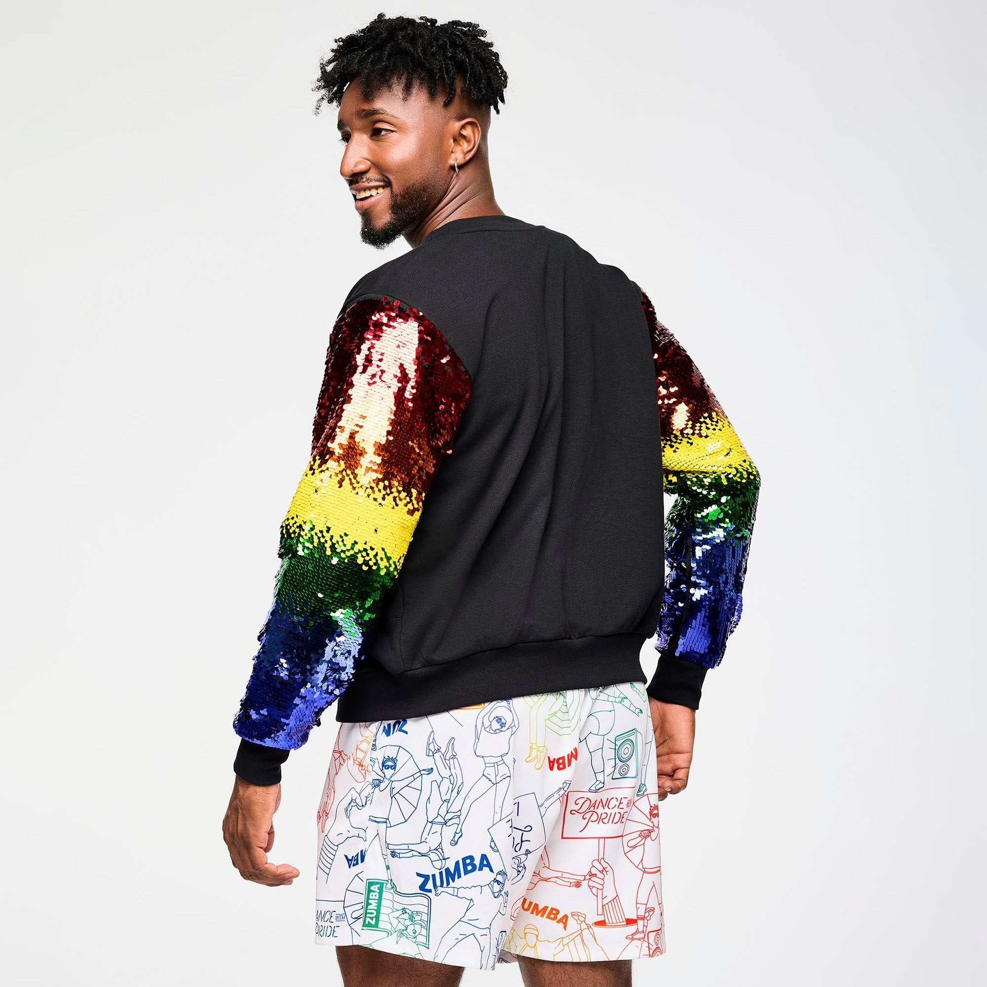 Kurtka Zumba Bomber With Sequin Sleeves