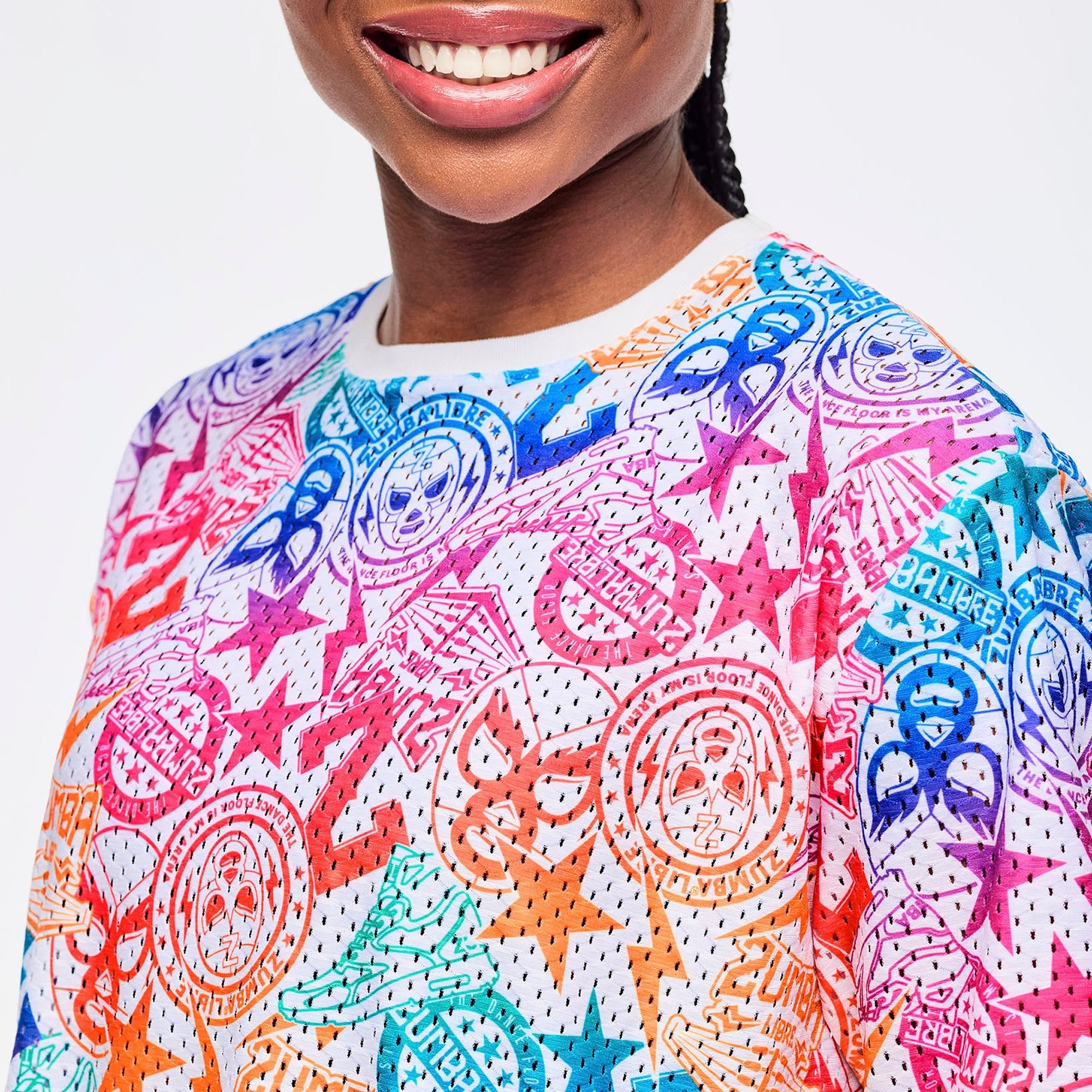 Koszulka unisex mesh Zumba Libre